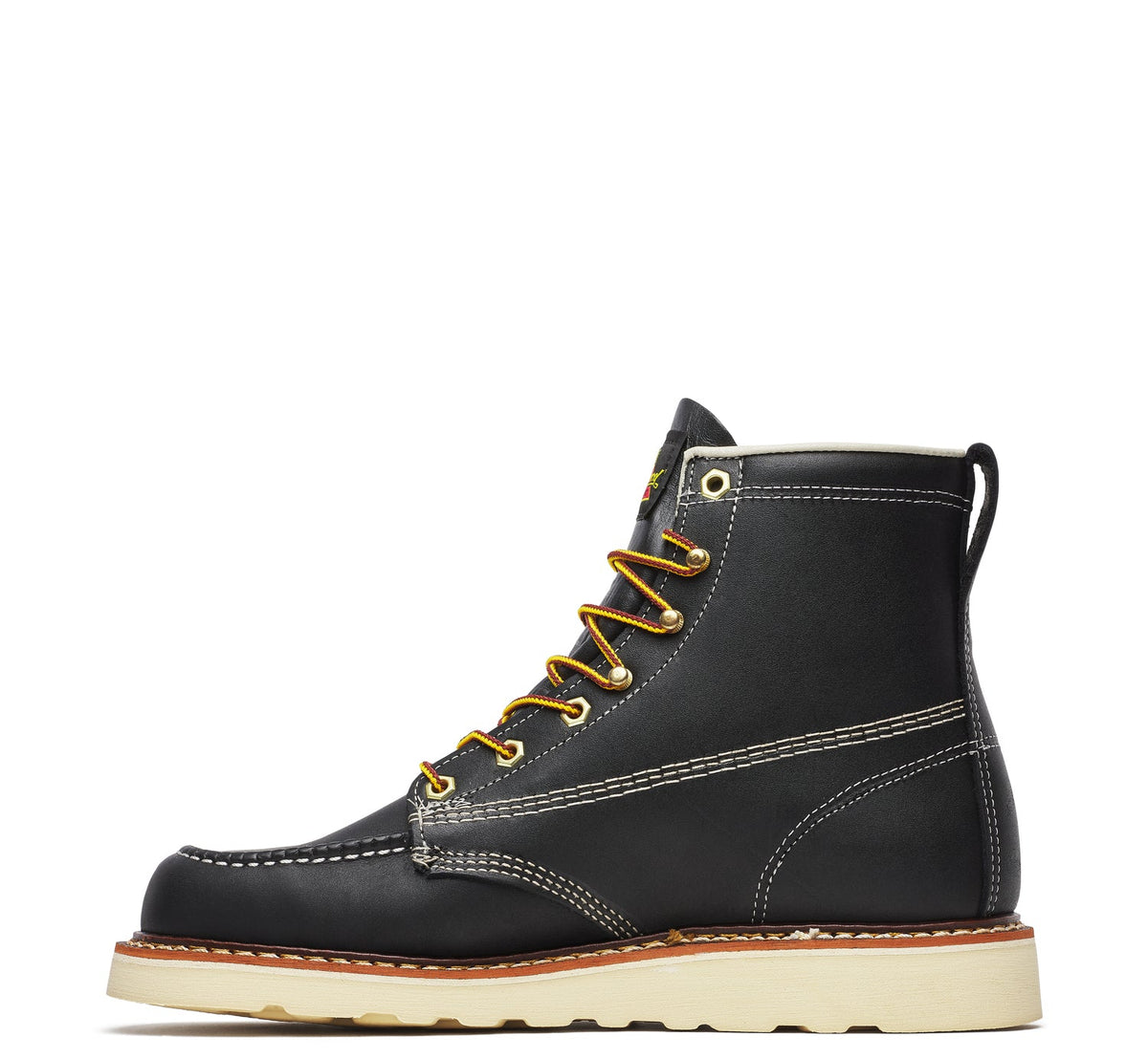 Thorogood Men&#39;s American Heritage MAXWear Wedge 6&quot; Soft Toe Work Boot_Black - Work World - Workwear, Work Boots, Safety Gear