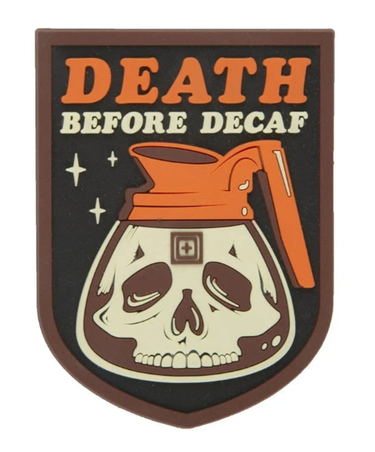 5.11 Tactical &quot;Death Before Decaf&quot; Patch - Work World - Workwear, Work Boots, Safety Gear