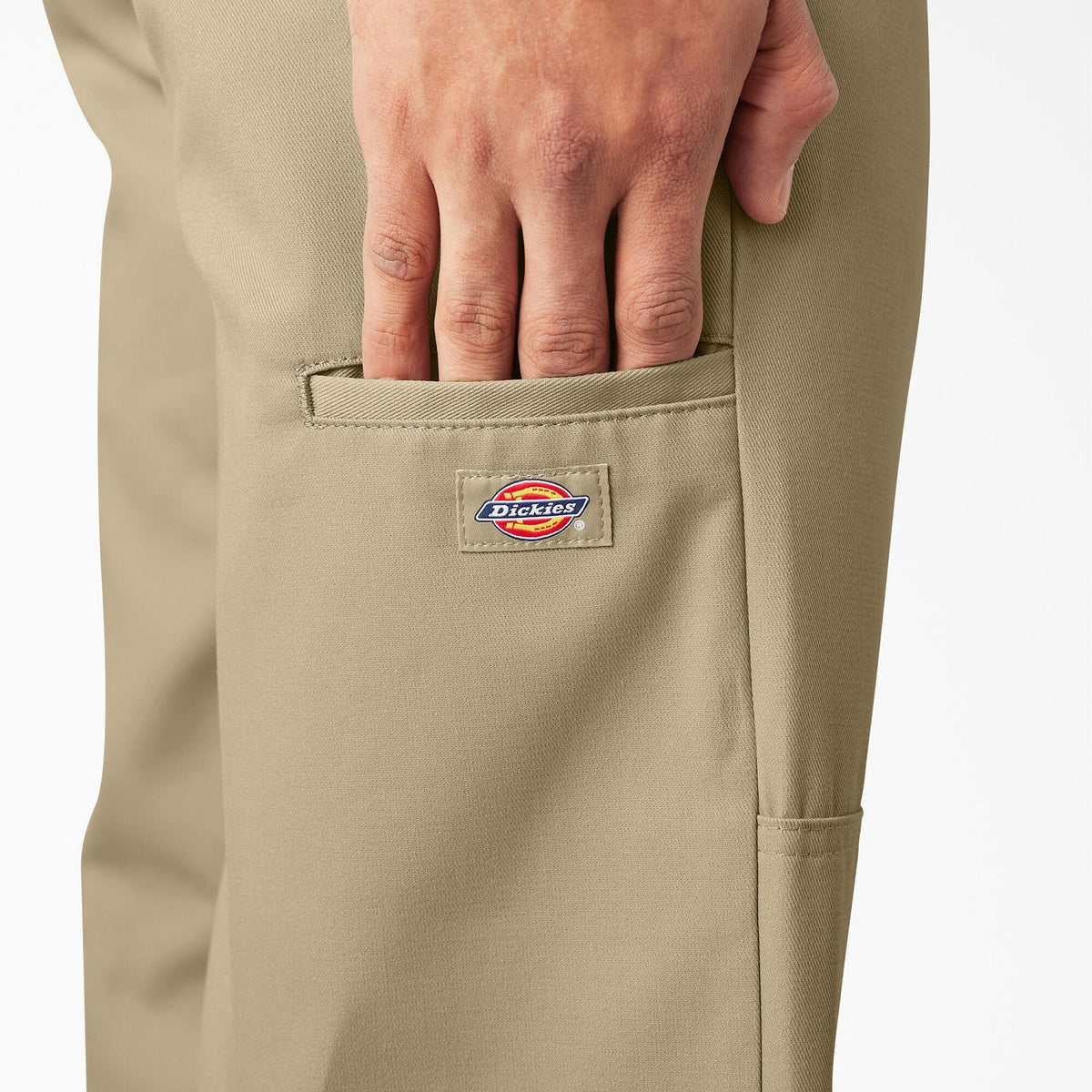 Dickies Men&#39;s Loose Fit Twill Double Knee Work Pant_Khaki- KEEP OFFLINE, PFAS - Work World - Workwear, Work Boots, Safety Gear