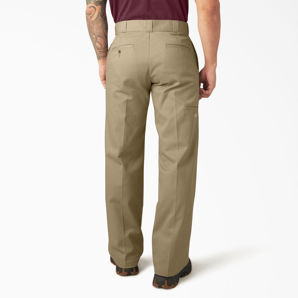 Dickies Men&#39;s Loose Fit Twill Double Knee Work Pant_Khaki- KEEP OFFLINE, PFAS - Work World - Workwear, Work Boots, Safety Gear