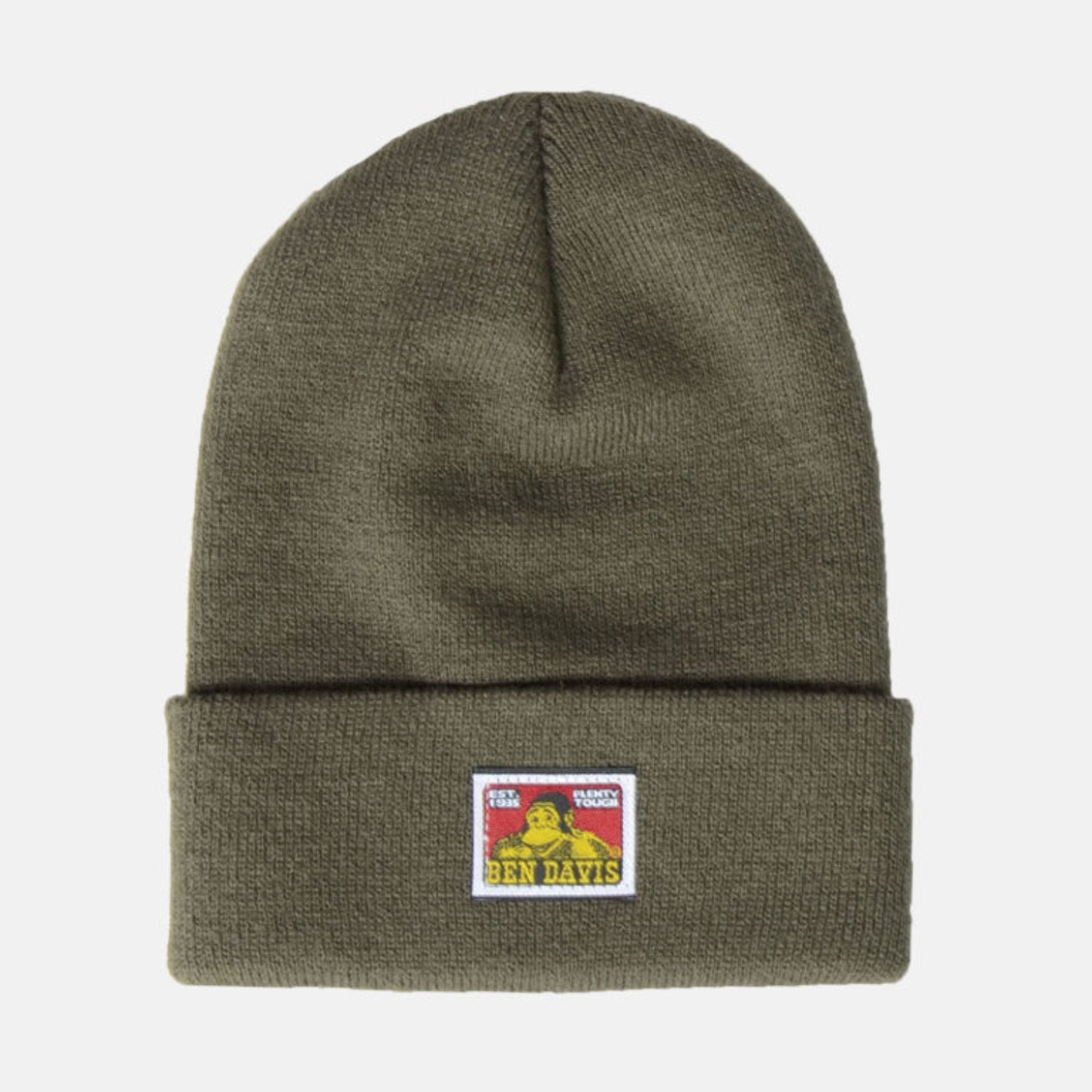 Ben Davis Logo Patch Beanie - Work World - Workwear, Work Boots, Safety Gear