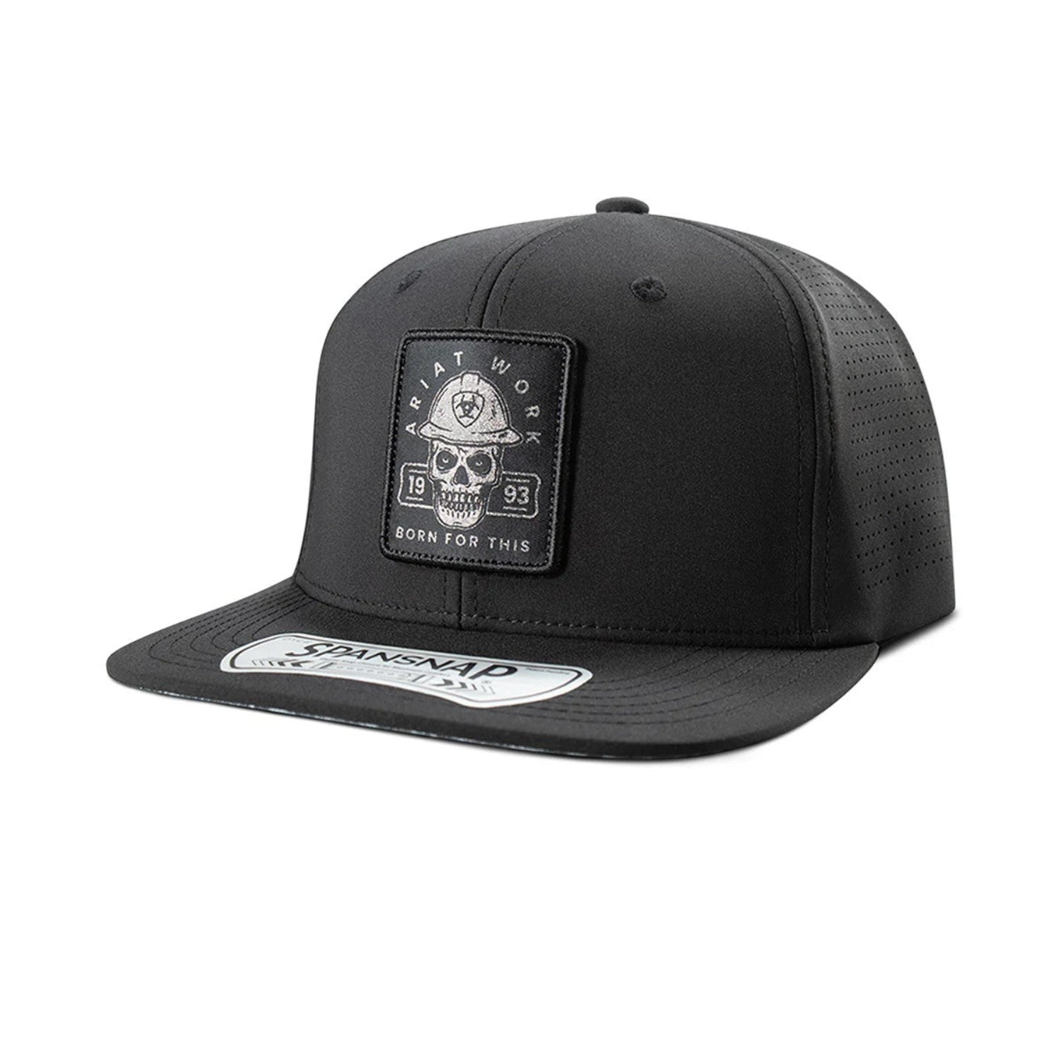Ariat Men's Hard Hat Skull Graphic Patch Trucker Hat - Work World - Workwear, Work Boots, Safety Gear
