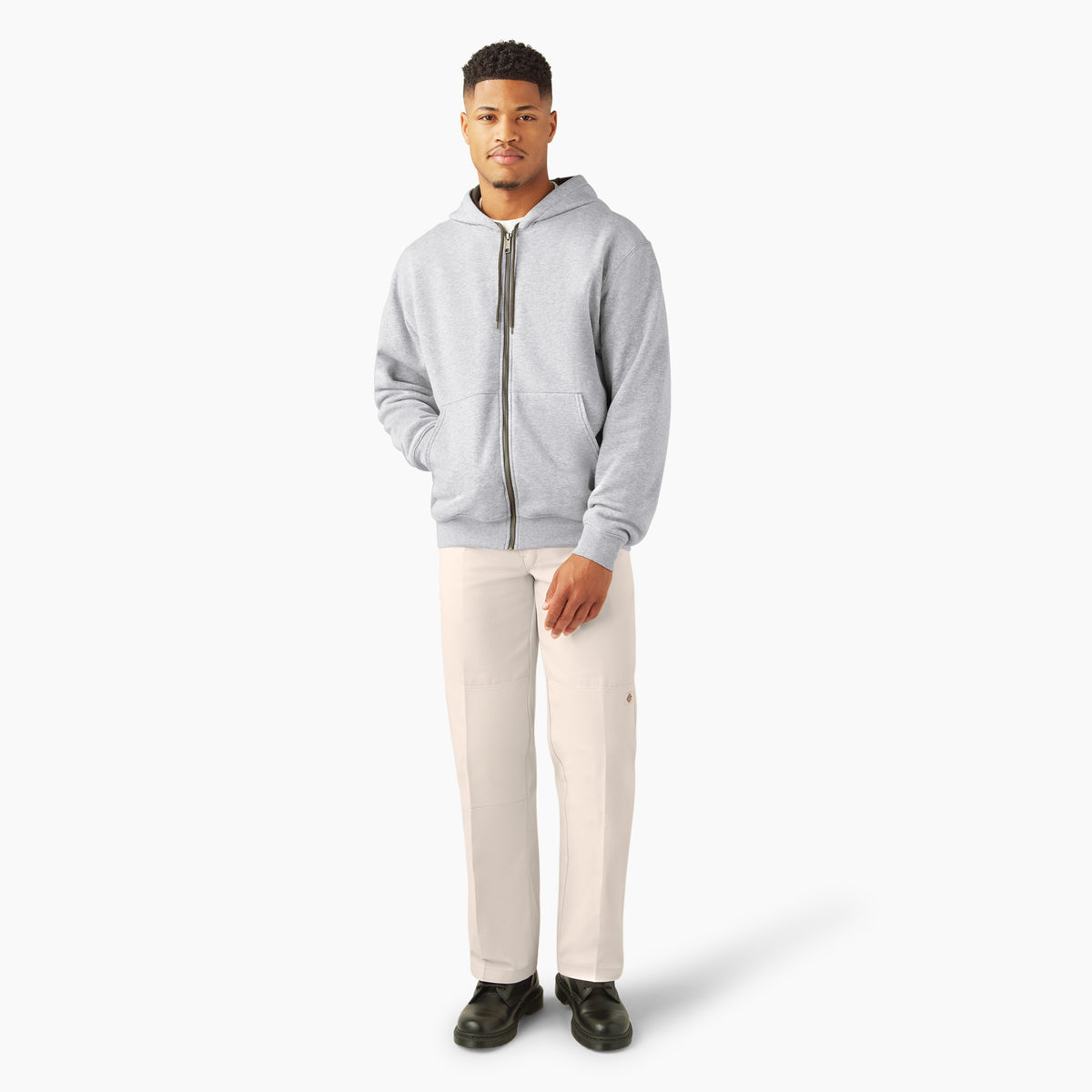 Dickies Men&#39;s Thermal Fleece-Lined Full-Zip Hoodie - Work World - Workwear, Work Boots, Safety Gear