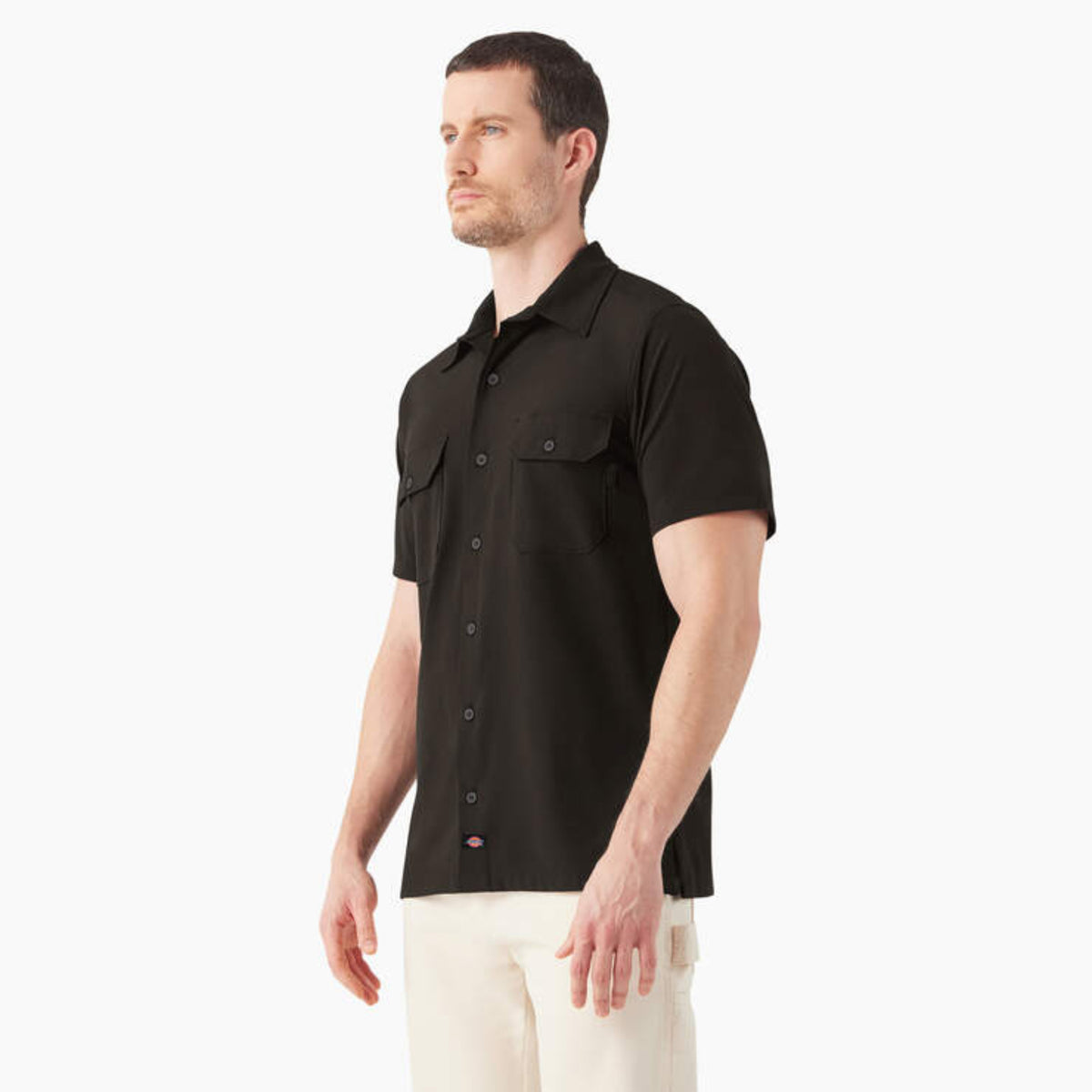 Dickies Men&#39;s Performance Button-Down Short Sleeve Work Shirt - Work World - Workwear, Work Boots, Safety Gear