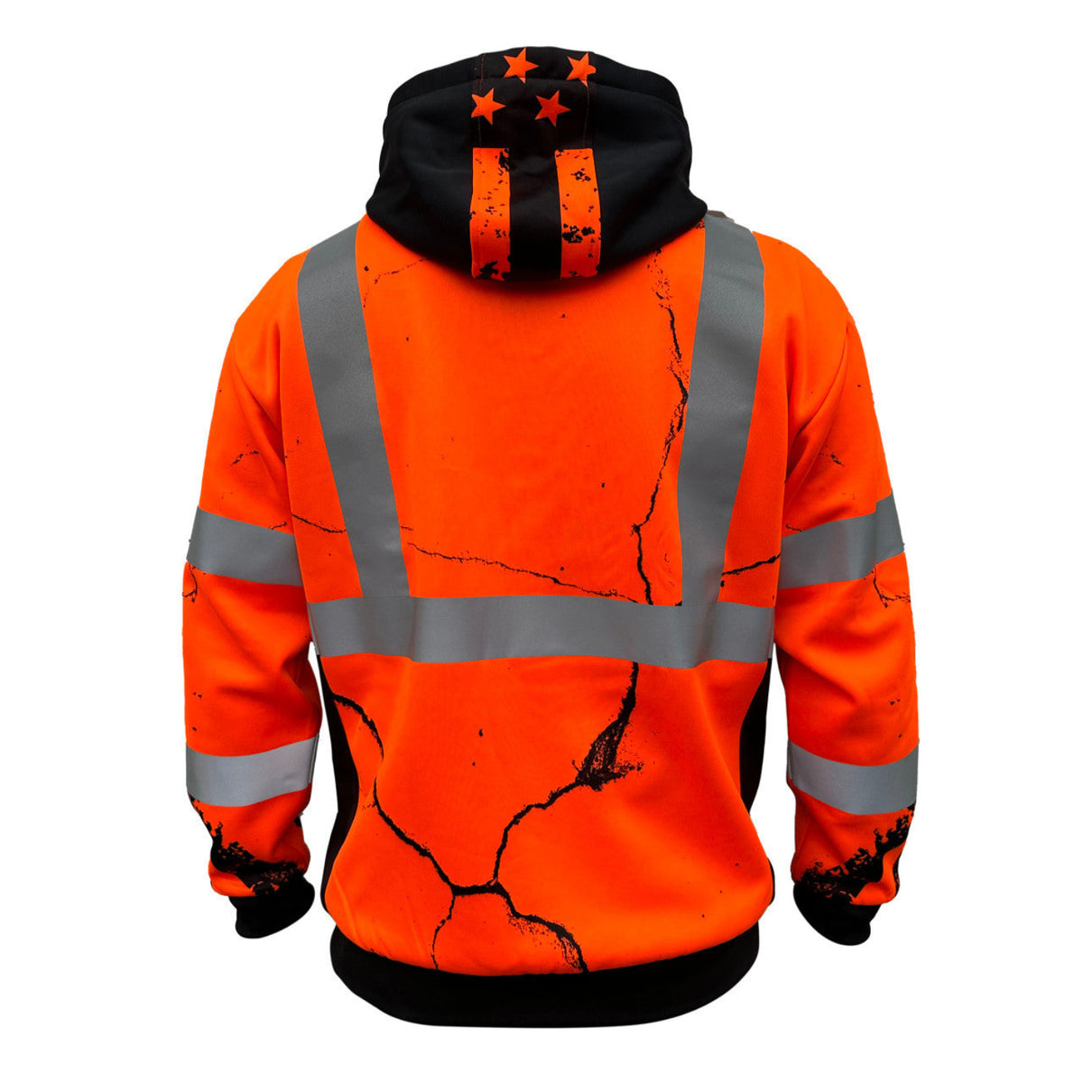SafetyShirtz SS360 C3 American Grit Hi-Vis Hoodie - Work World - Workwear, Work Boots, Safety Gear