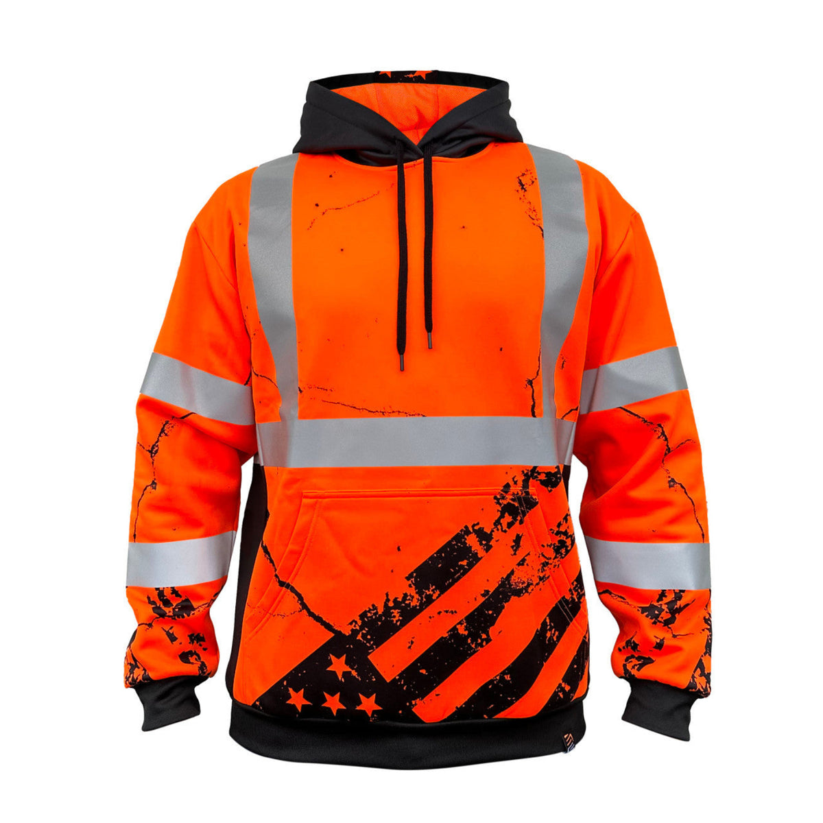 SafetyShirtz SS360 C3 American Grit Hi-Vis Hoodie - Work World - Workwear, Work Boots, Safety Gear