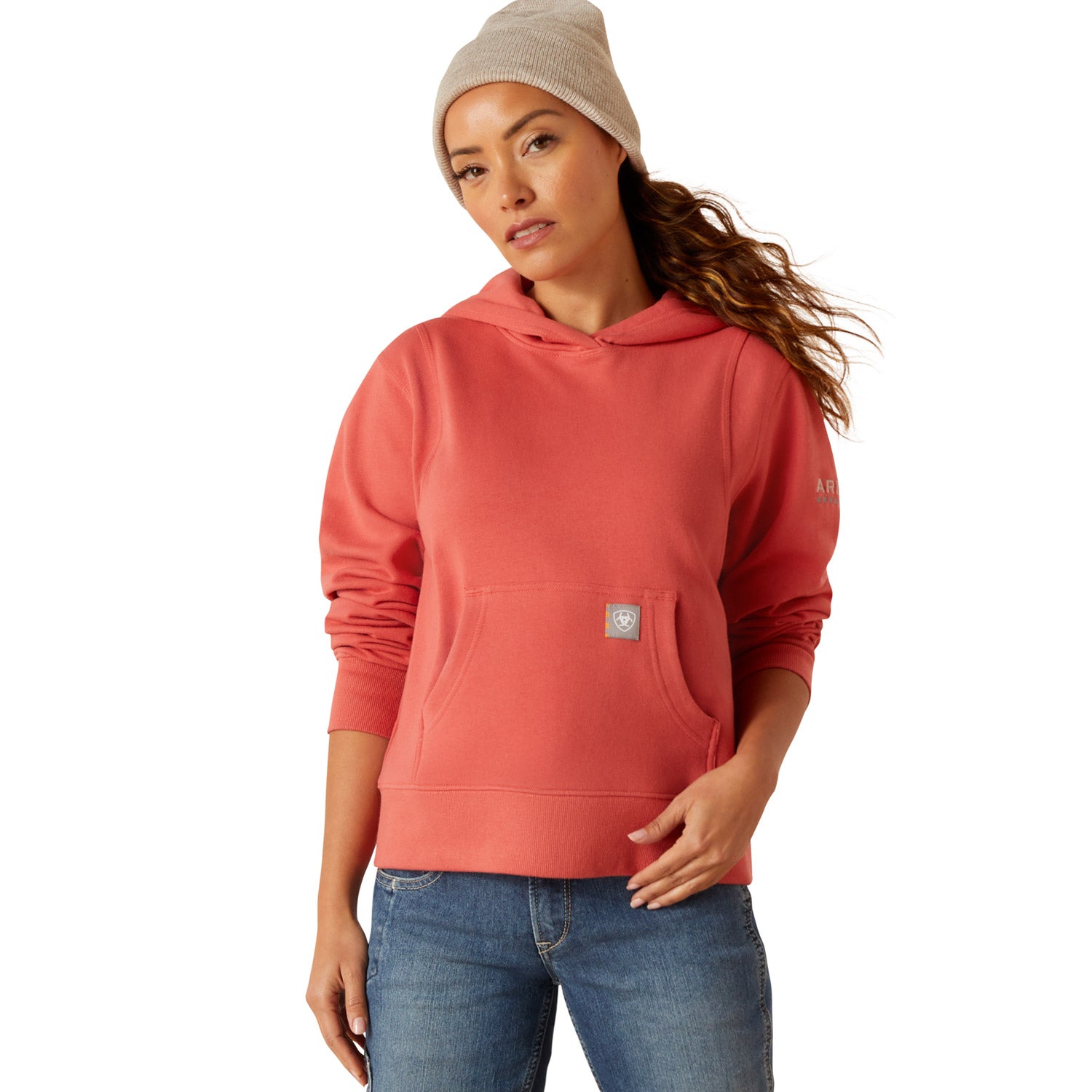 Ariat Women's Rebar Lightweight Cropped Hoodie - Work World - Workwear, Work Boots, Safety Gear