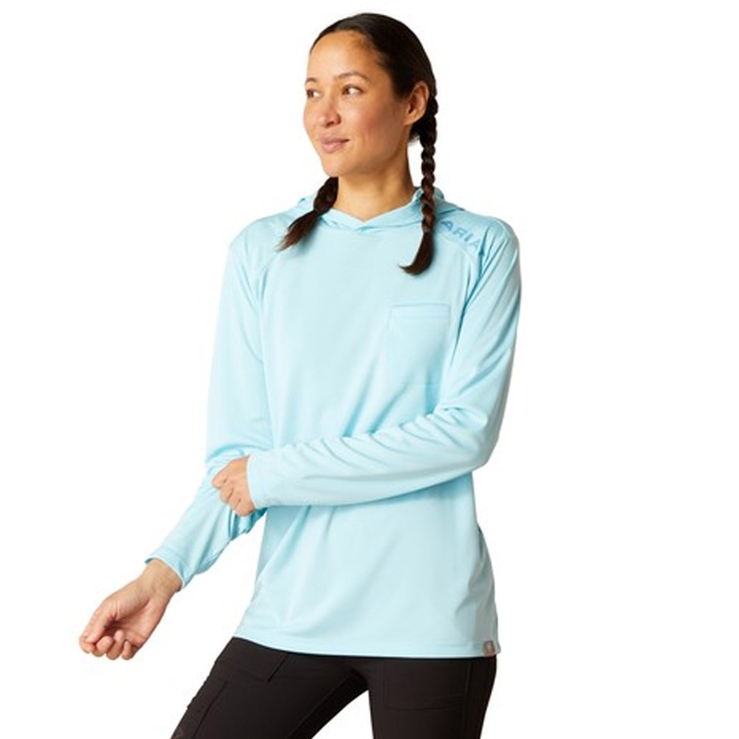 Ariat Women's Rebar Sunblocker Hooded Long Sleeve T-Shirt - Work World - Workwear, Work Boots, Safety Gear