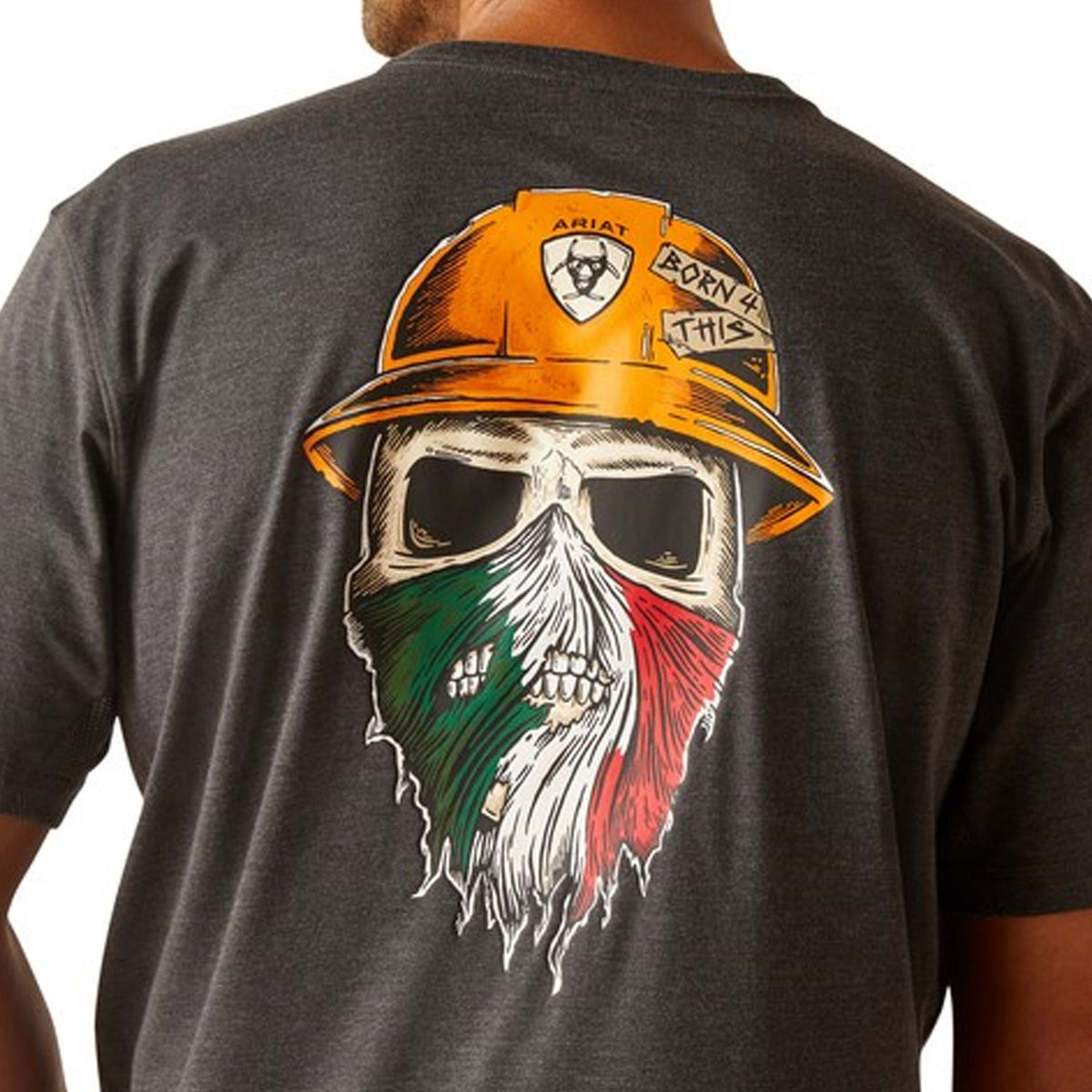 Ariat Men&#39;s Rebar Workman Born For This Graphic Short Sleeve T-Shirt - Work World - Workwear, Work Boots, Safety Gear