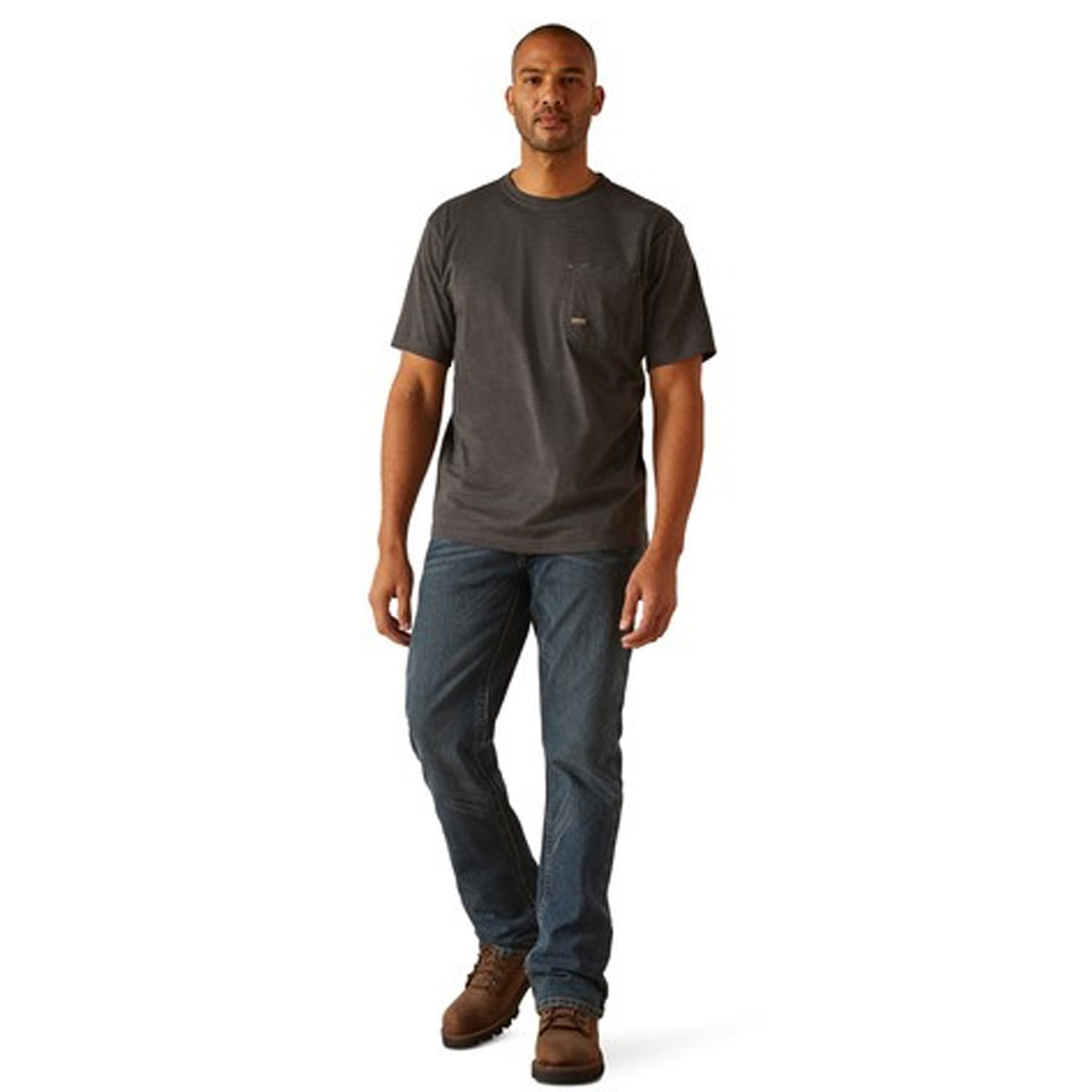 Ariat Men&#39;s Rebar Workman Born For This Graphic Short Sleeve T-Shirt - Work World - Workwear, Work Boots, Safety Gear