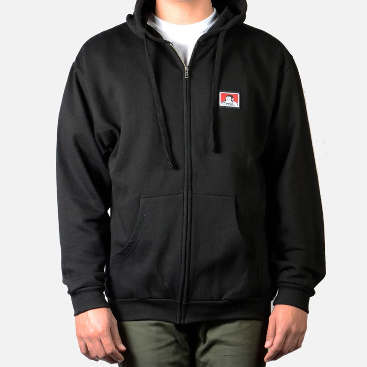 Ben Davis Men's Regular Fit Logo Full-Zip Hoodie - Work World - Workwear, Work Boots, Safety Gear