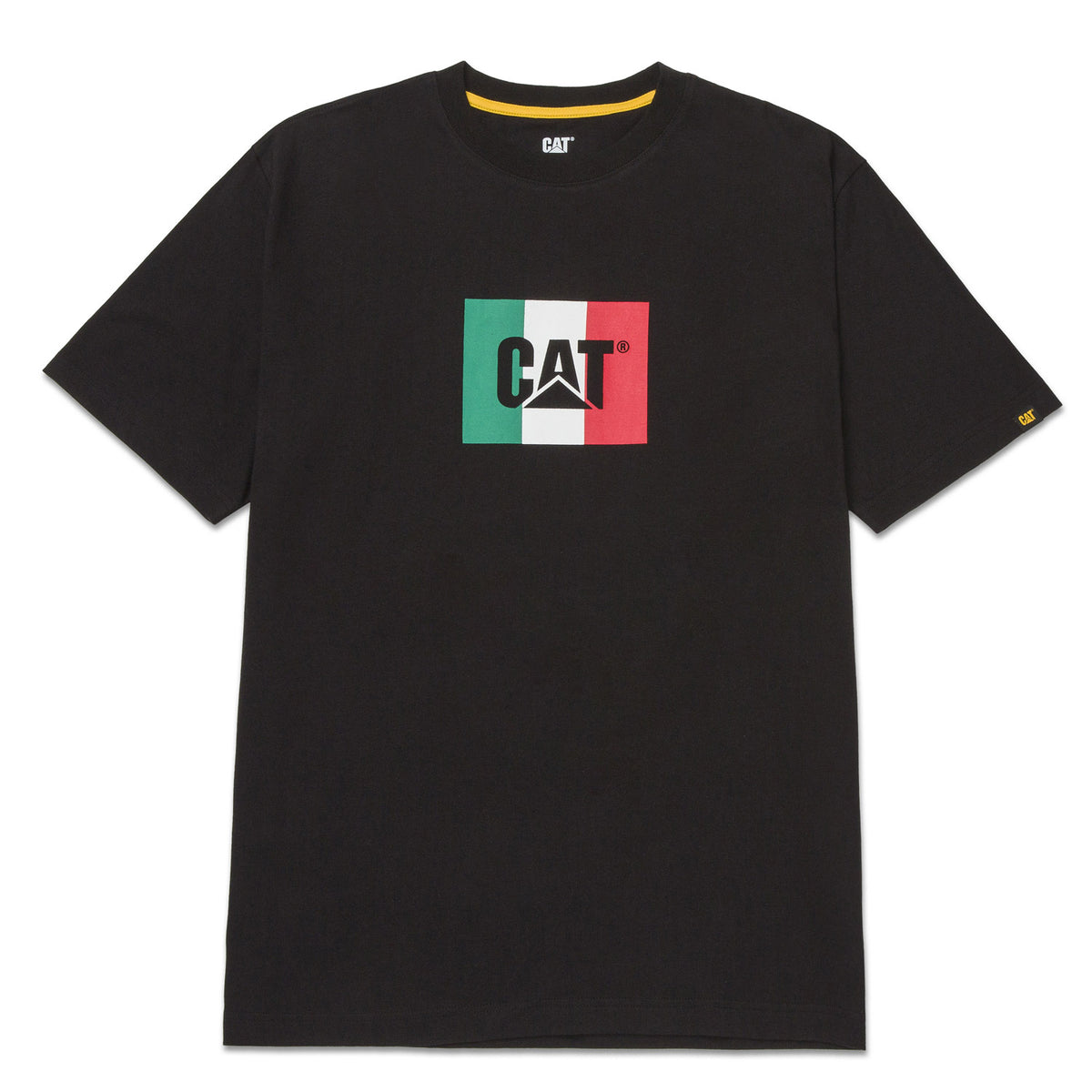 CAT Men&#39;s Trademark Short Sleeve T-Shirt - Work World - Workwear, Work Boots, Safety Gear