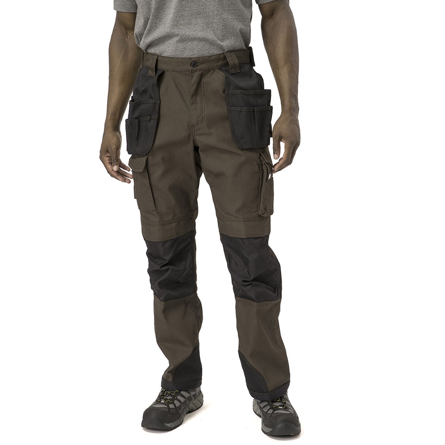 CAT Men's Trademark Work Pants_Dark Earth - Work World - Workwear, Work Boots, Safety Gear