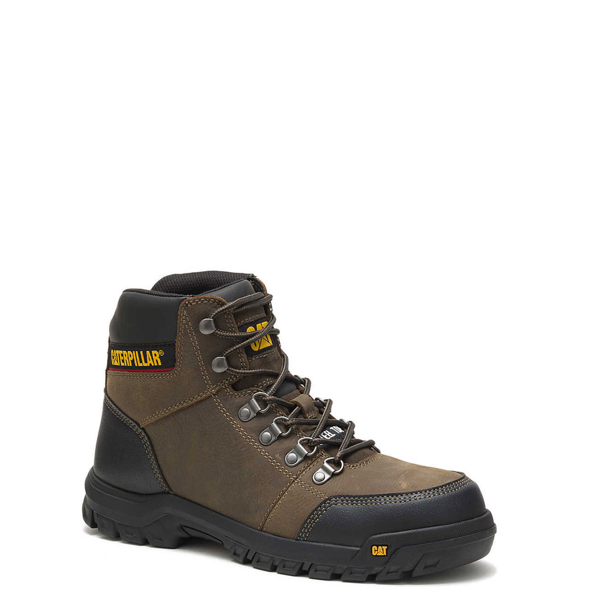 CAT Men&#39;s Outline EH Steel Toe Work Boot - Work World - Workwear, Work Boots, Safety Gear