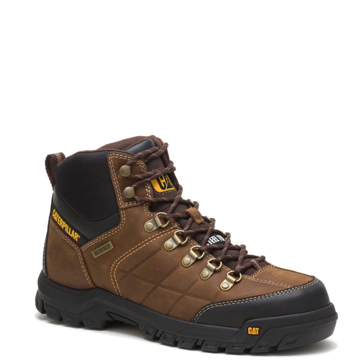 CAT Men&#39;s Threshold Waterproof EH  6&quot; Steel Toe Boot - Work World - Workwear, Work Boots, Safety Gear