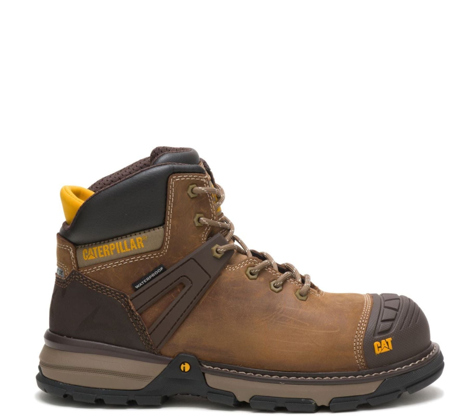 CAT Men's Excavator Superlite 6" Waterproof EH Carbon Comp Toe Work Boot - Work World - Workwear, Work Boots, Safety Gear