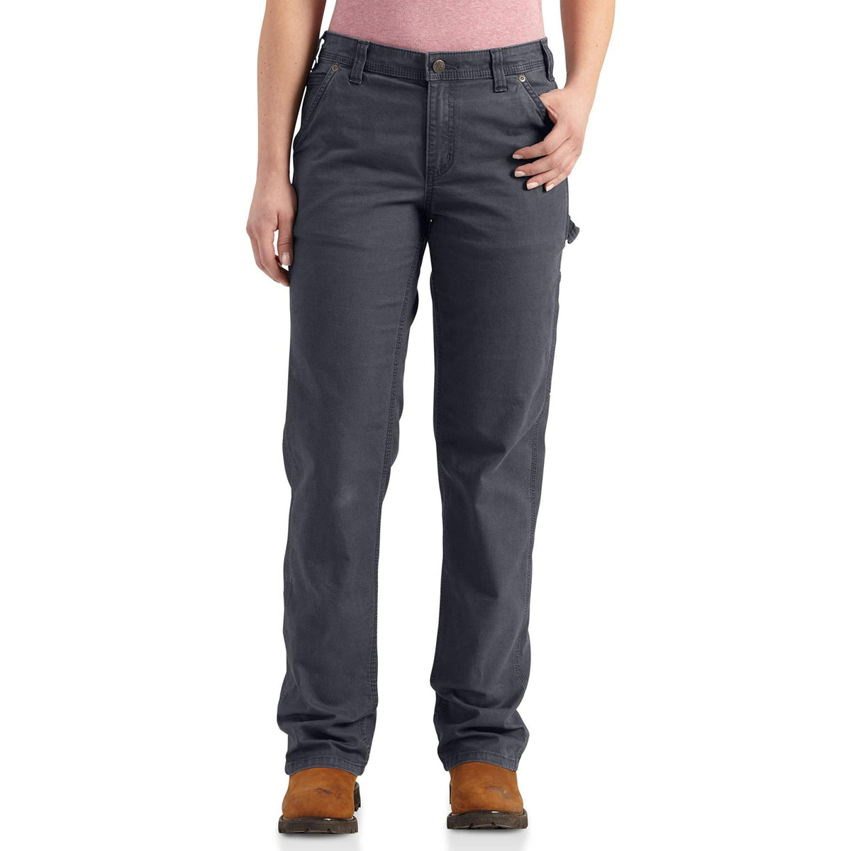 Carhartt Women&#39;s Rugged Flex® Loose Fit Crawford Pant_Coal - Work World - Workwear, Work Boots, Safety Gear