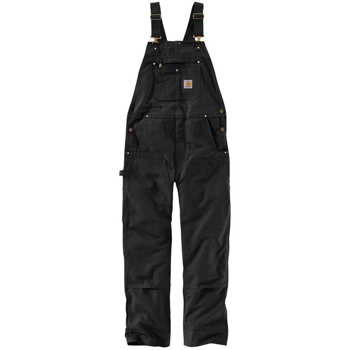 Carhartt Men&#39;s Duck Bib Overall_Black - Work World - Workwear, Work Boots, Safety Gear