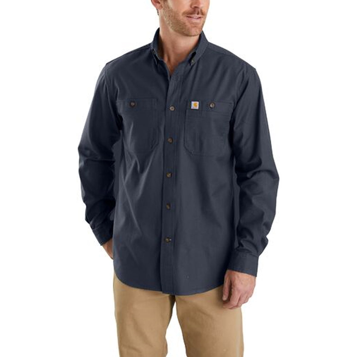 Carhartt Men&#39;s Rugged Flex® Rigby Button-Down Long Sleeve Shirt - Work World - Workwear, Work Boots, Safety Gear
