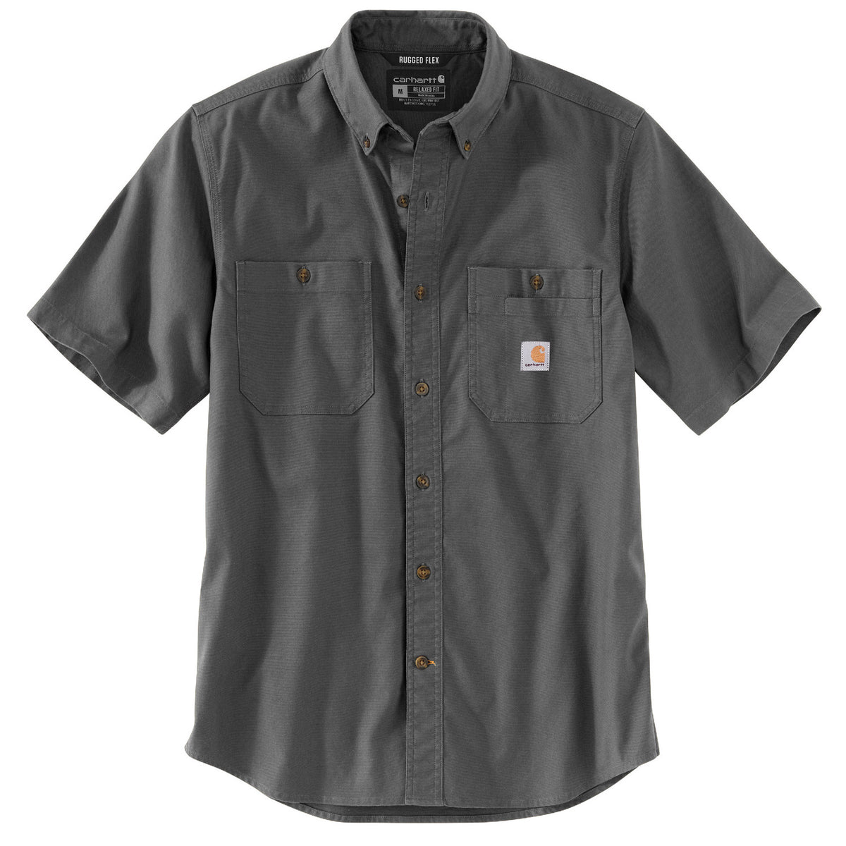 Carhartt Men&#39;s Rugged Flex® Relaxed Fit Midweight Canvas Work Shirt - Work World - Workwear, Work Boots, Safety Gear