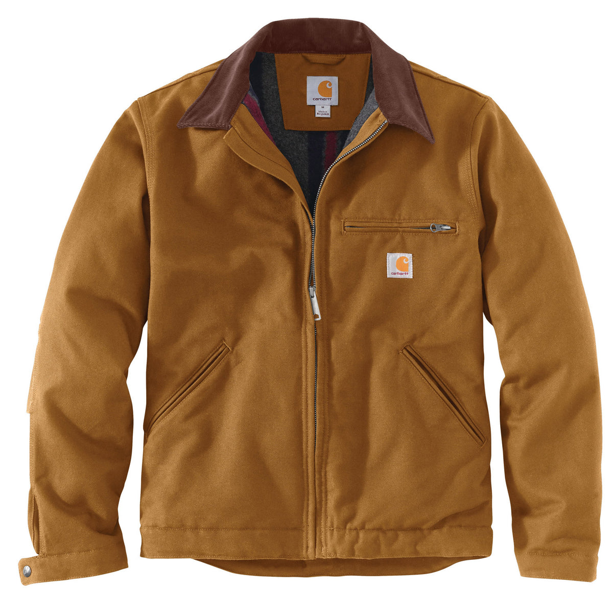 Carhartt Men&#39;s Relaxed Fit Blanket-Lined Detroit Jacket - Work World - Workwear, Work Boots, Safety Gear