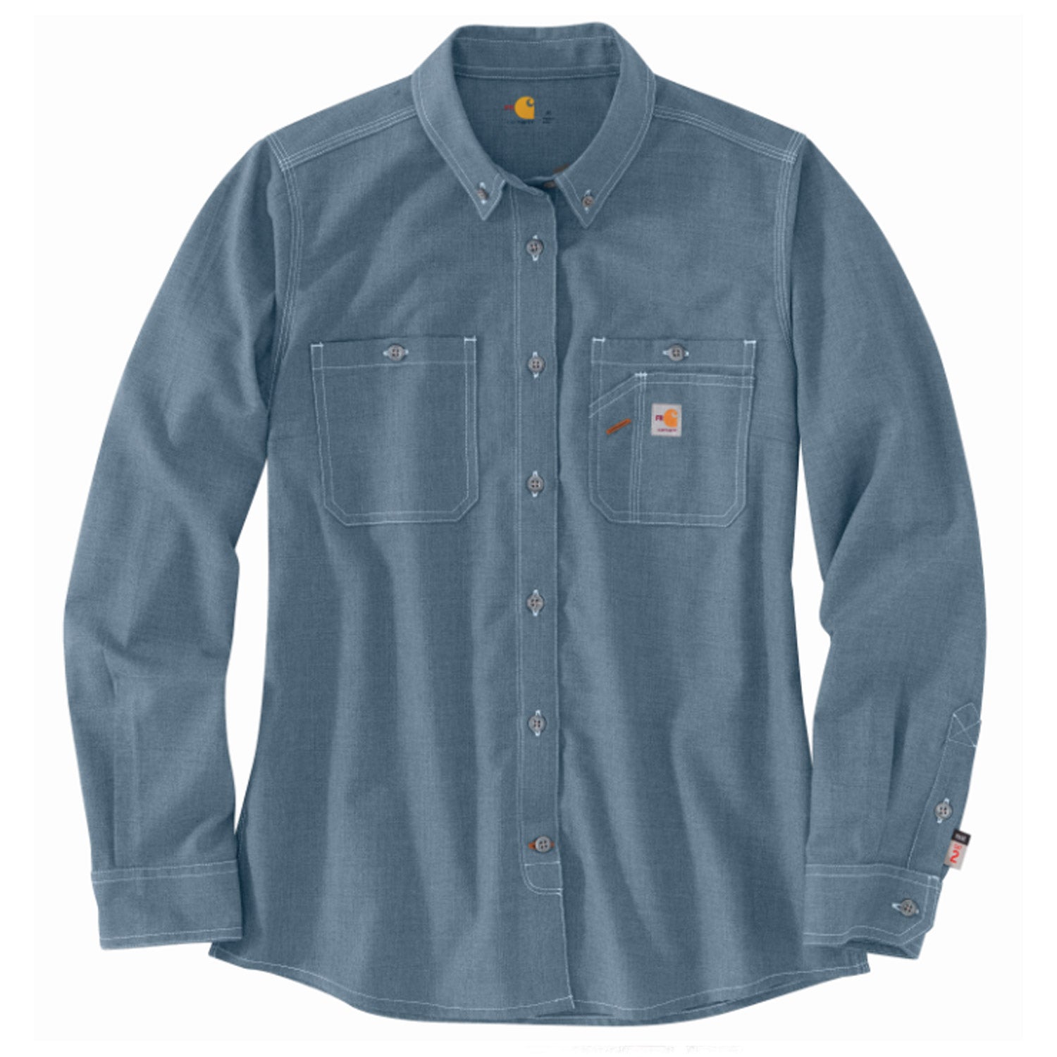 Carhartt Women's Flame Resistant Relaxed Fit Button-Down Work Shirt - Work World - Workwear, Work Boots, Safety Gear
