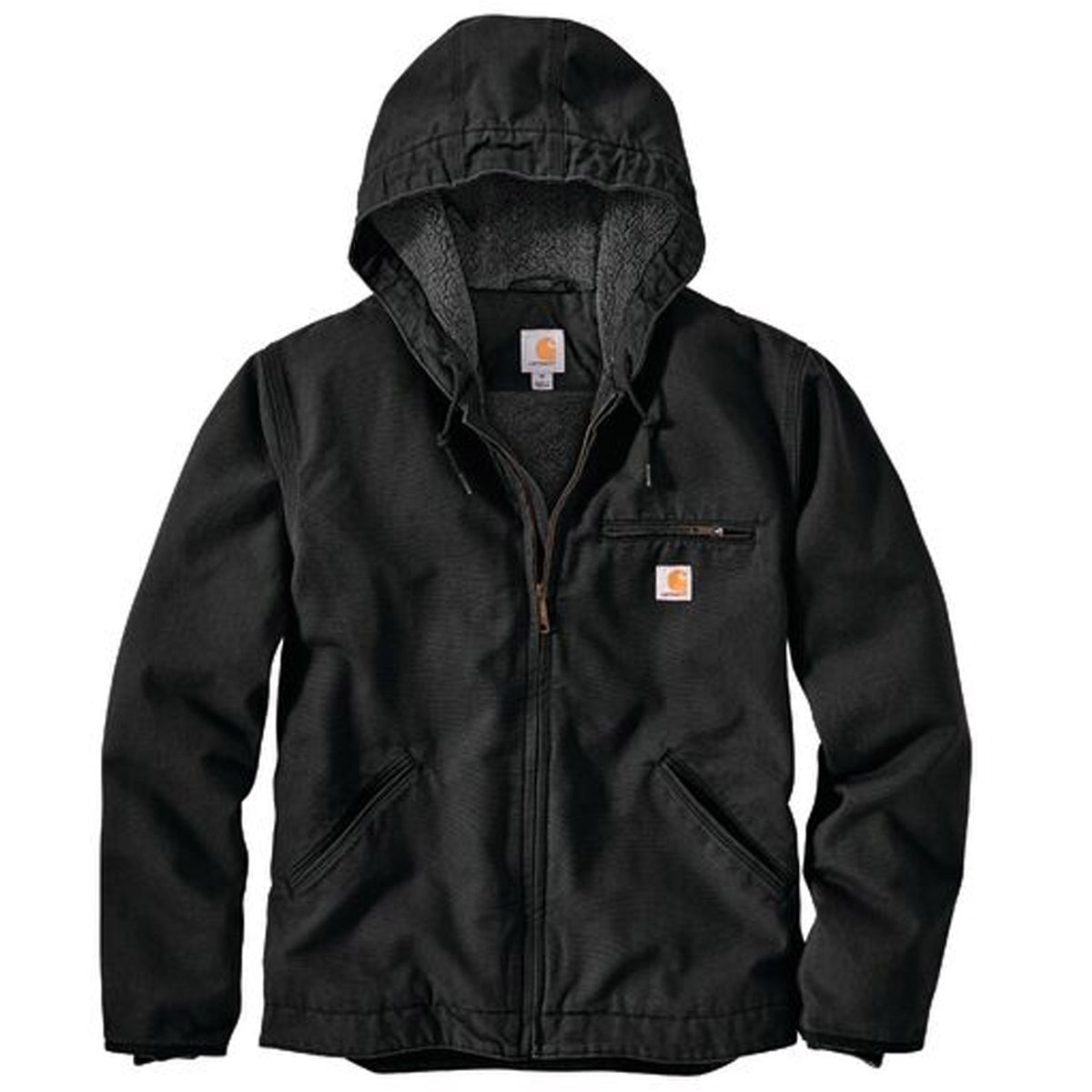 Carhartt Men&#39;s Heavyweight Duck Sherpa-Lined Jacket - Work World - Workwear, Work Boots, Safety Gear