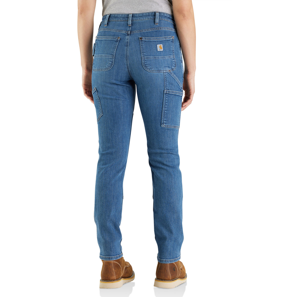 Carhartt Women&#39;s Rugged Flex Relaxed Fit Double-Front Jean - Work World - Workwear, Work Boots, Safety Gear