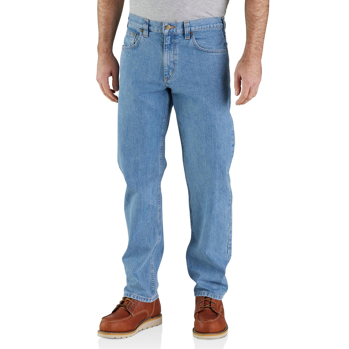 Carhartt Men&#39;s Relaxed Fit Straight Leg 5-Pocket Jean - Work World - Workwear, Work Boots, Safety Gear