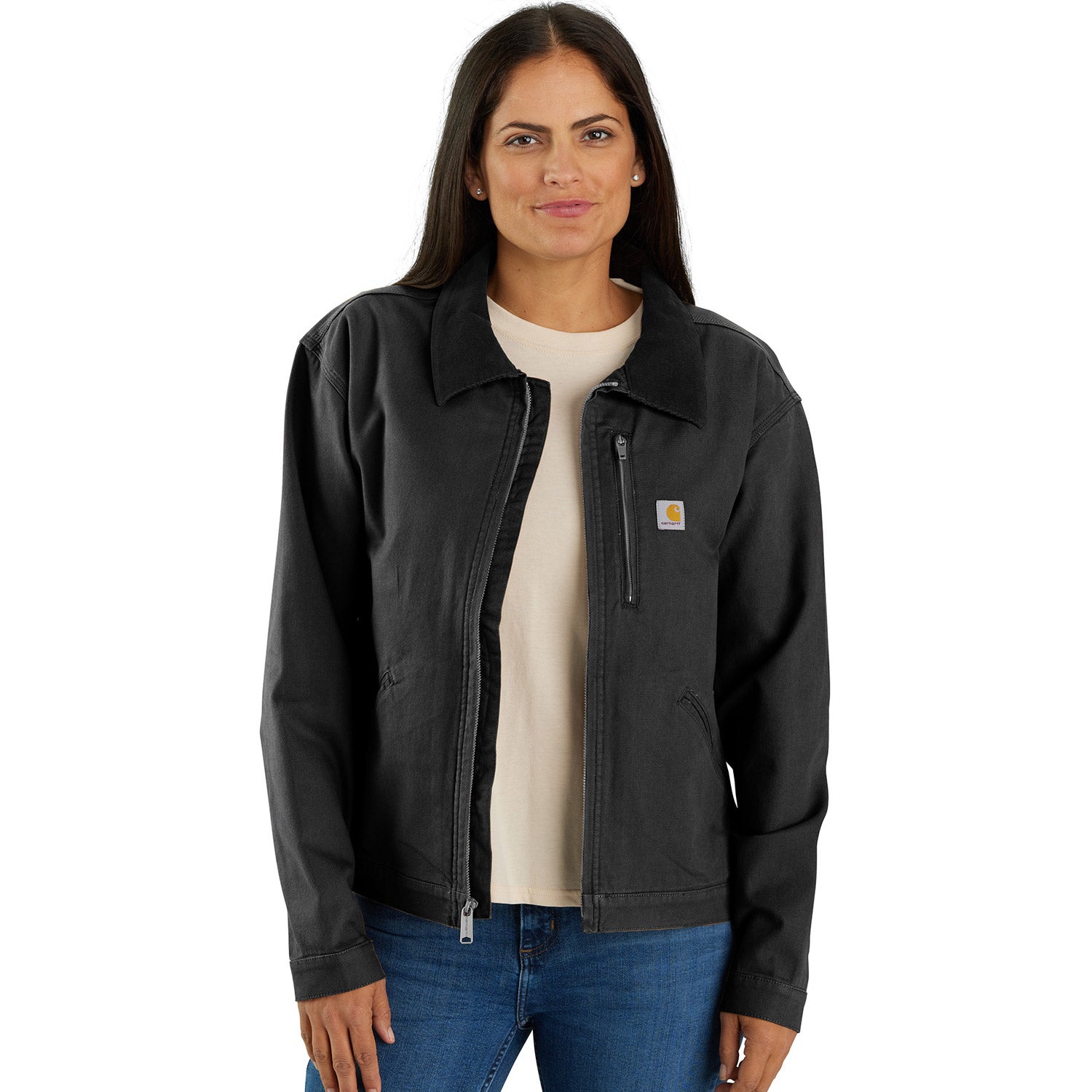 Carhartt Women's Re-Engineered Rugged Flex® Loose Fit Canvas Detroit Jacket - Work World - Workwear, Work Boots, Safety Gear