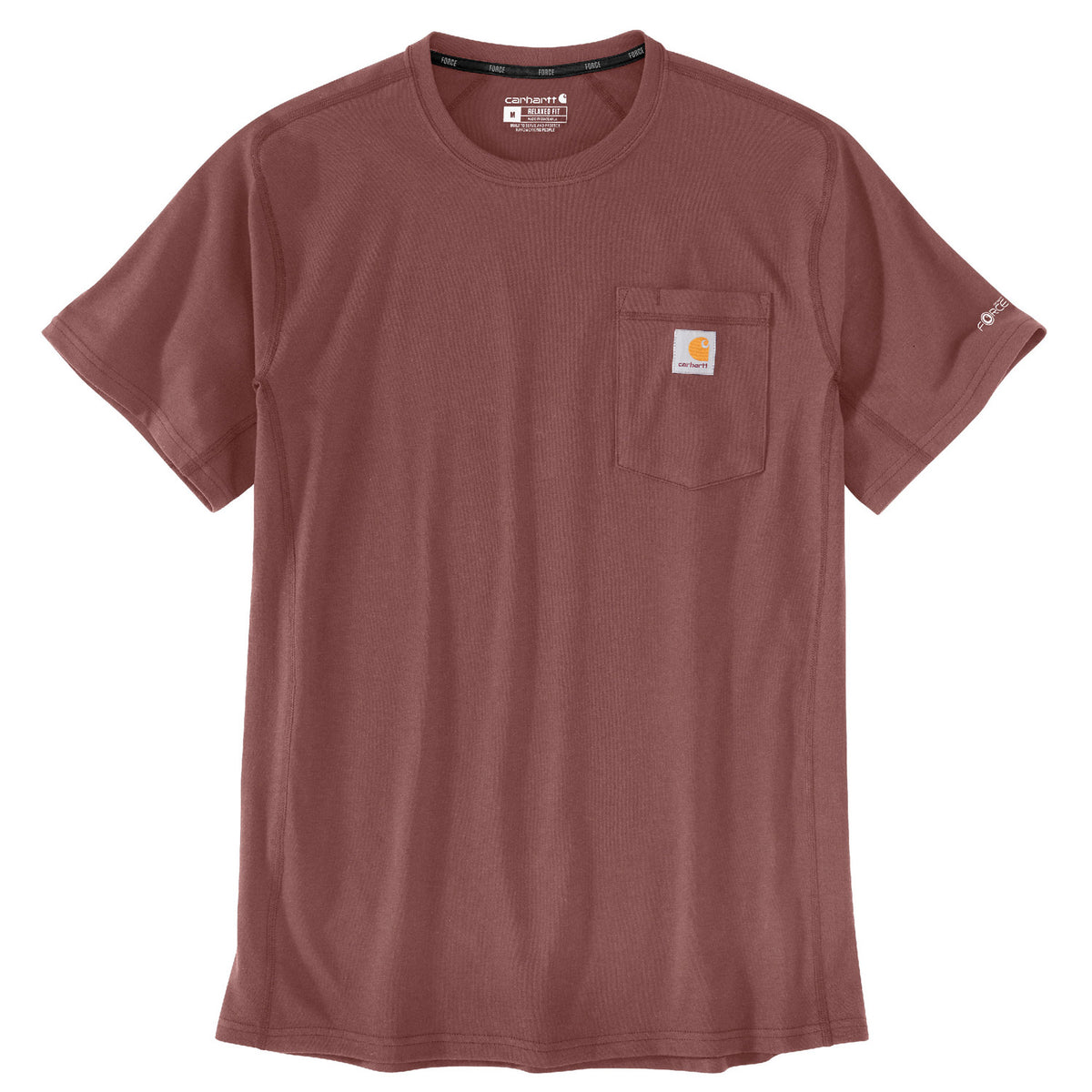 Carhartt Men&#39;s Force® Relaxed Fit Midweight Short Sleeve Pocket Tee - Work World - Workwear, Work Boots, Safety Gear