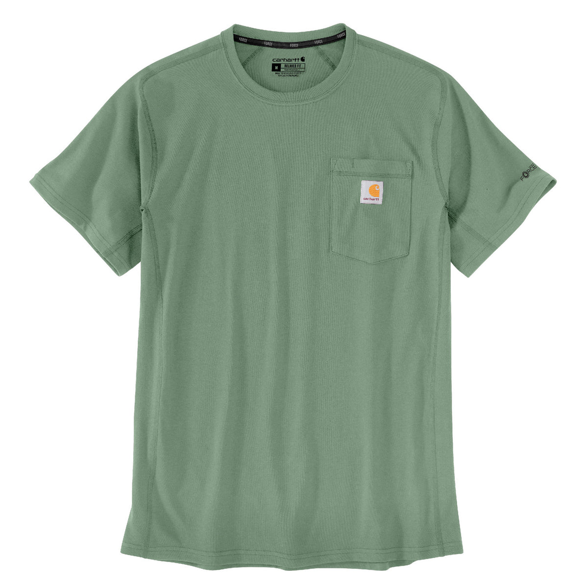 Carhartt Men&#39;s Force® Relaxed Fit Midweight Short Sleeve Pocket Tee - Work World - Workwear, Work Boots, Safety Gear