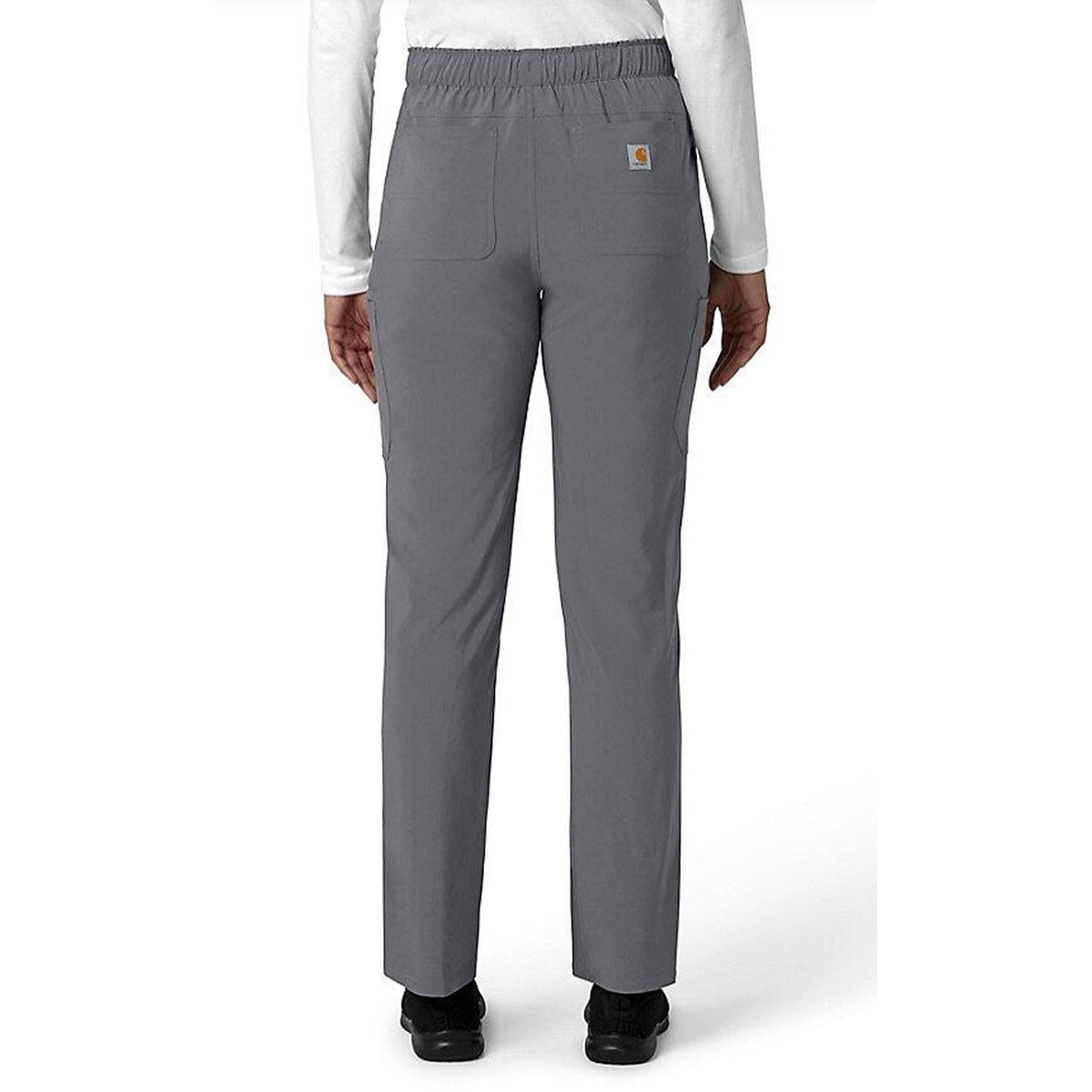 Carhartt Women&#39;s Force Cross Flex 7-Pocket Cargo Scrub Pant_Pewter - Work World - Workwear, Work Boots, Safety Gear