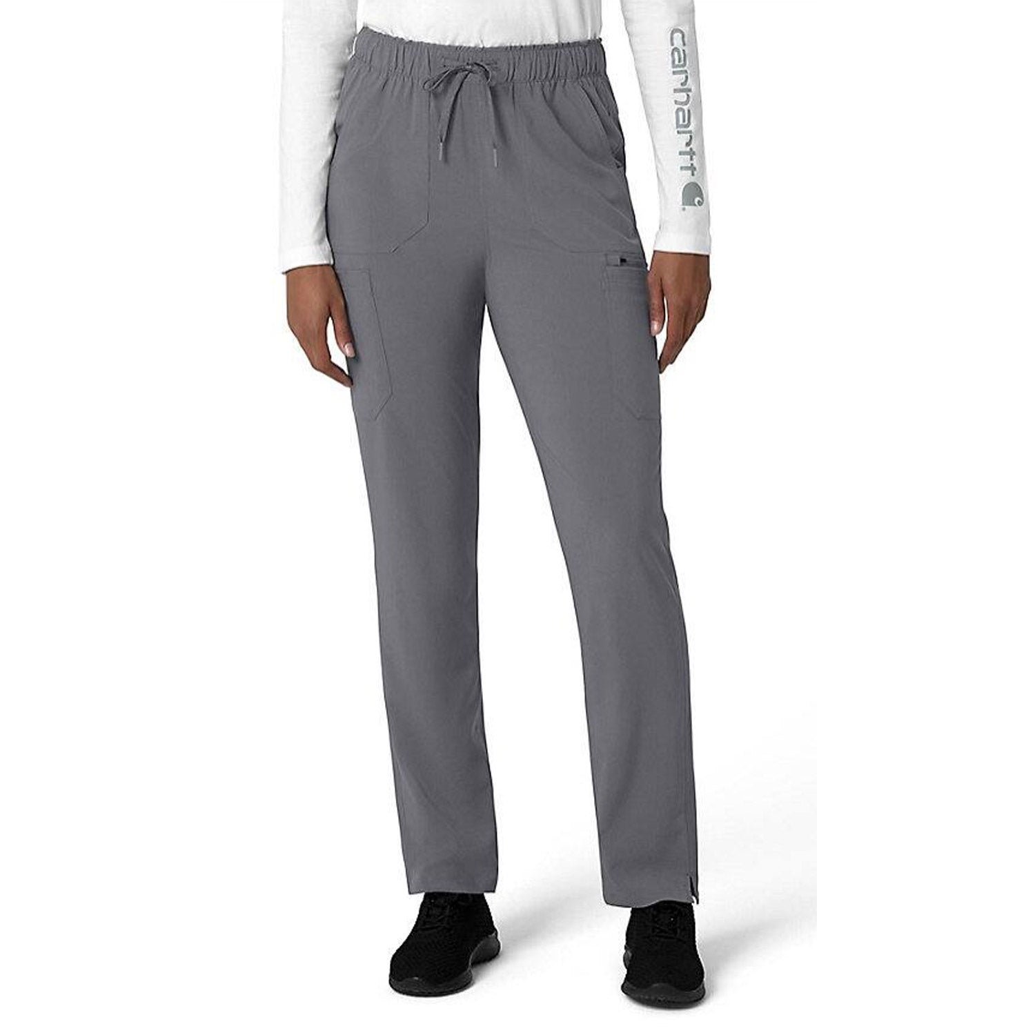Carhartt Women's Force Cross Flex 7-Pocket Cargo Scrub Pant_Pewter - Work World - Workwear, Work Boots, Safety Gear