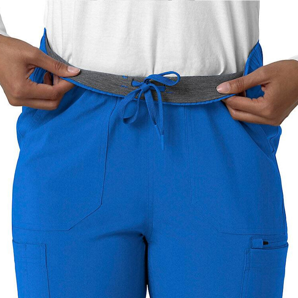 Carhartt Women&#39;s Force Cross Flex 7-Pocket Cargo Scrub Pant_Royal - Work World - Workwear, Work Boots, Safety Gear