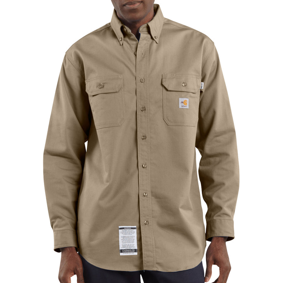 Carhartt Men&#39;s Flame Resistant Classic Twill Work Shirt - Work World - Workwear, Work Boots, Safety Gear
