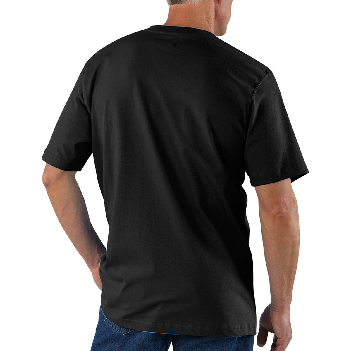Carhartt Men&#39;s Short Sleeve Pocket T-Shirt_Black - Work World - Workwear, Work Boots, Safety Gear