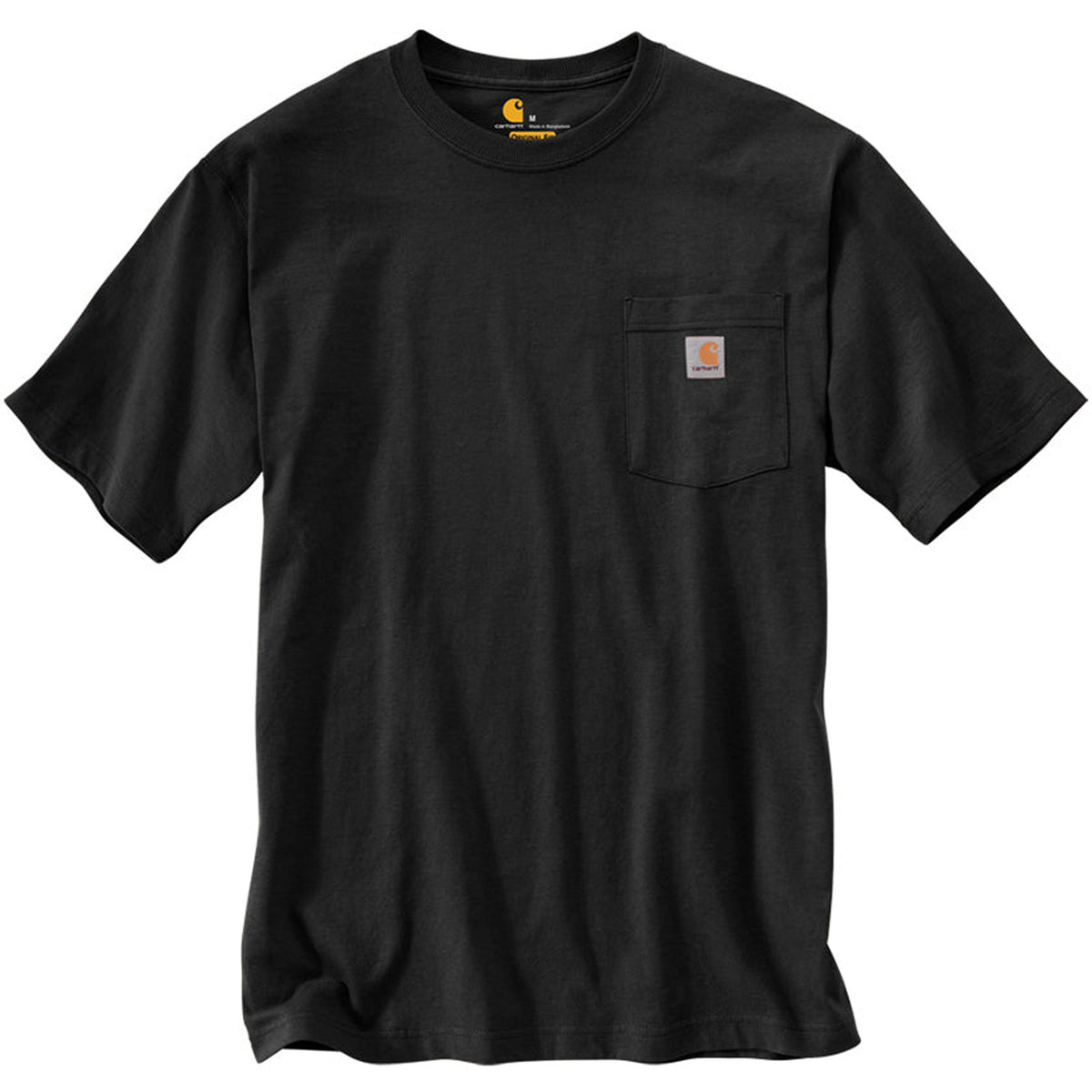 Carhartt Men&#39;s Short Sleeve Pocket T-Shirt_Black - Work World - Workwear, Work Boots, Safety Gear