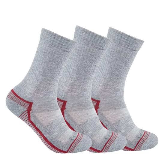 Carhartt Women&#39;s Force® Midweight Crew Sock 3-Pack - Work World - Workwear, Work Boots, Safety Gear