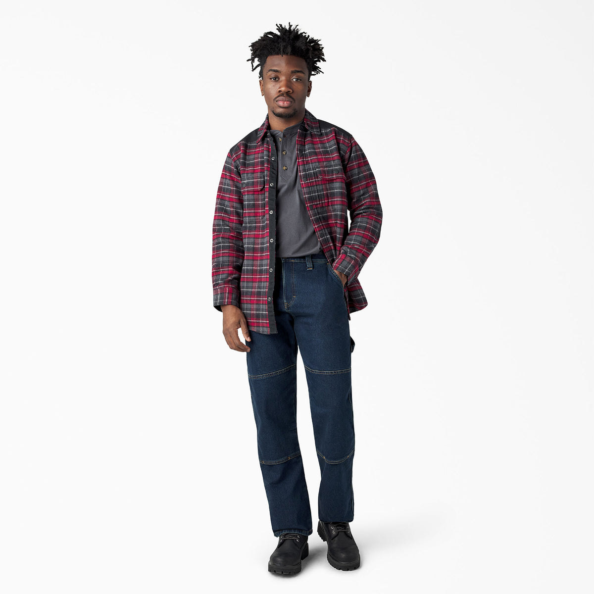Dickies Men&#39;s FLEX Relaxed Fit Double Knee Jean - Work World - Workwear, Work Boots, Safety Gear