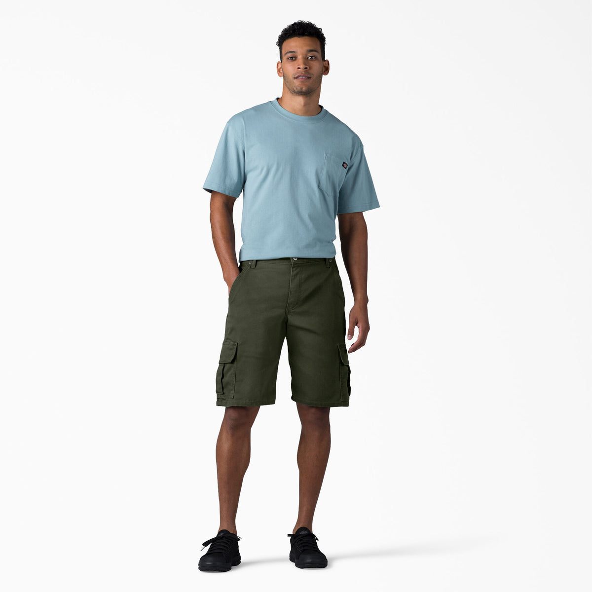 Dickies Men&#39;s  Relaxed Fit 11&quot; Duck Cargo Short - Work World - Workwear, Work Boots, Safety Gear