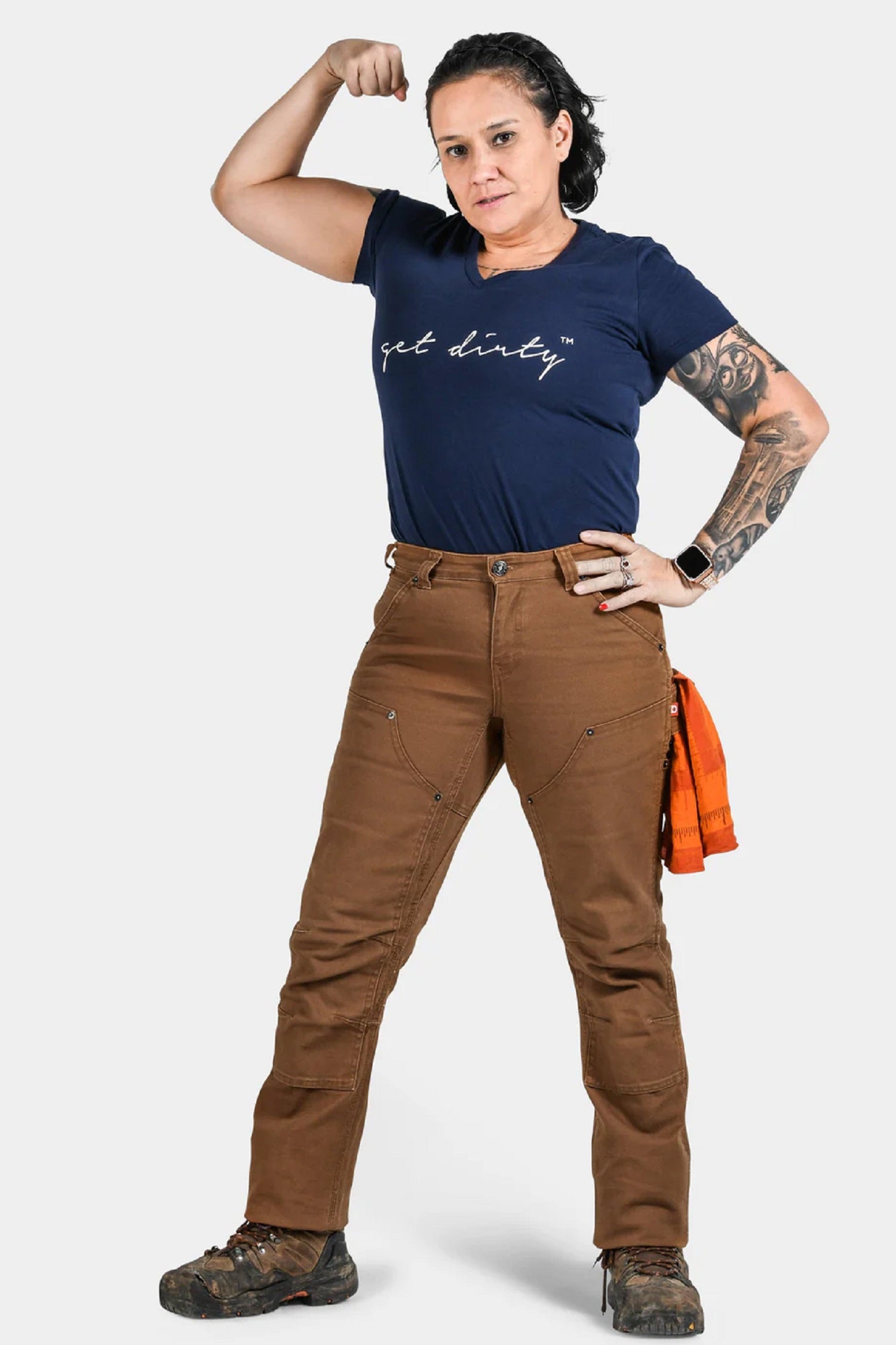 Dovetail Workwear Women's Britt Utility Double-Front Canvas Pant - Work World - Workwear, Work Boots, Safety Gear