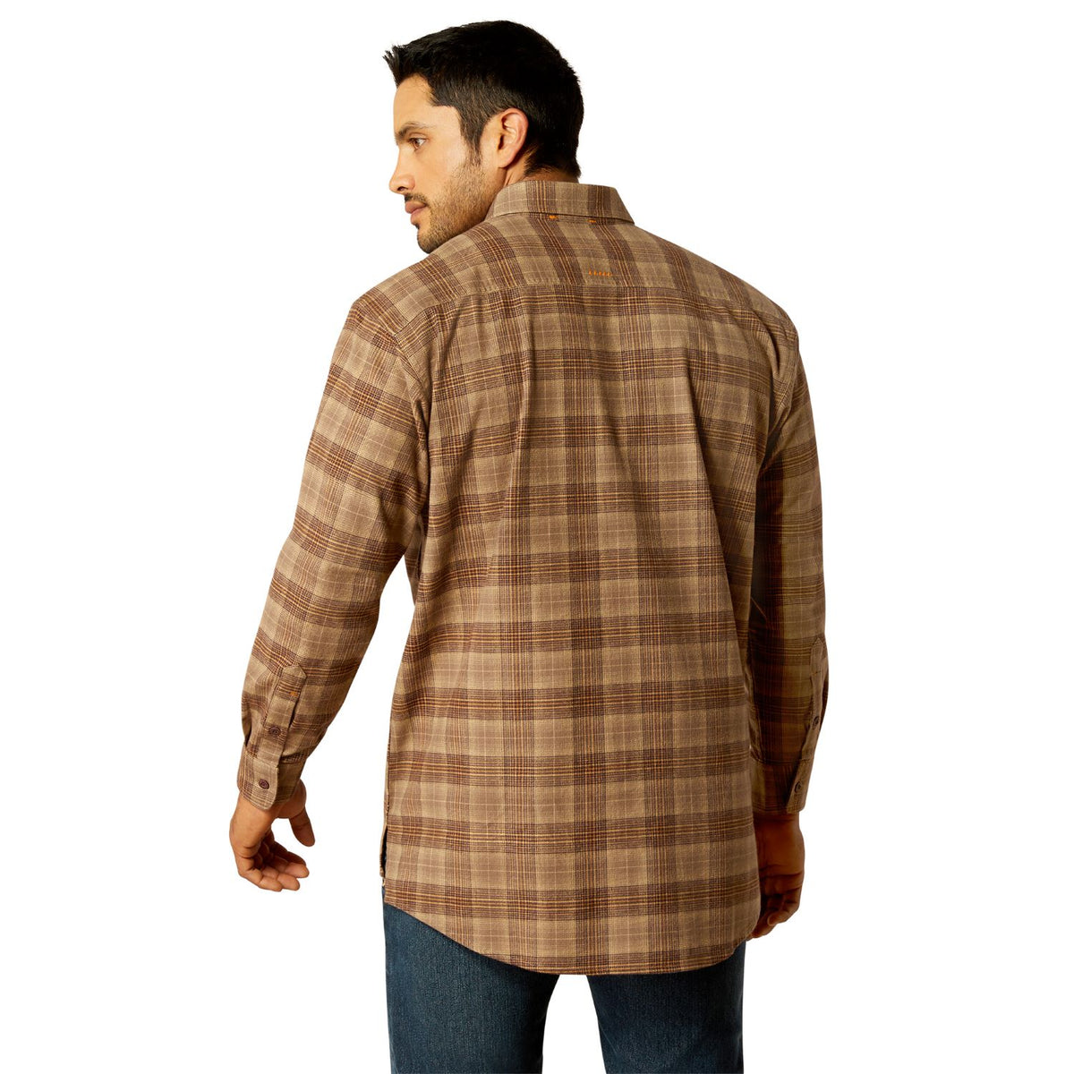 Ariat Men&#39;s Rebar Flannel DuraStretch Button-Down Work Shirt - Work World - Workwear, Work Boots, Safety Gear