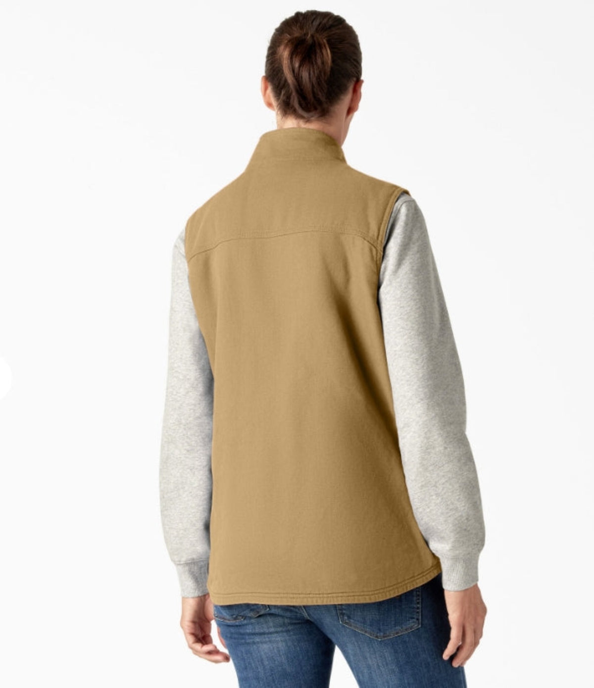 Dickies Women&#39;s Sherpa-Lined Duck Full-Zip Vest - Work World - Workwear, Work Boots, Safety Gear