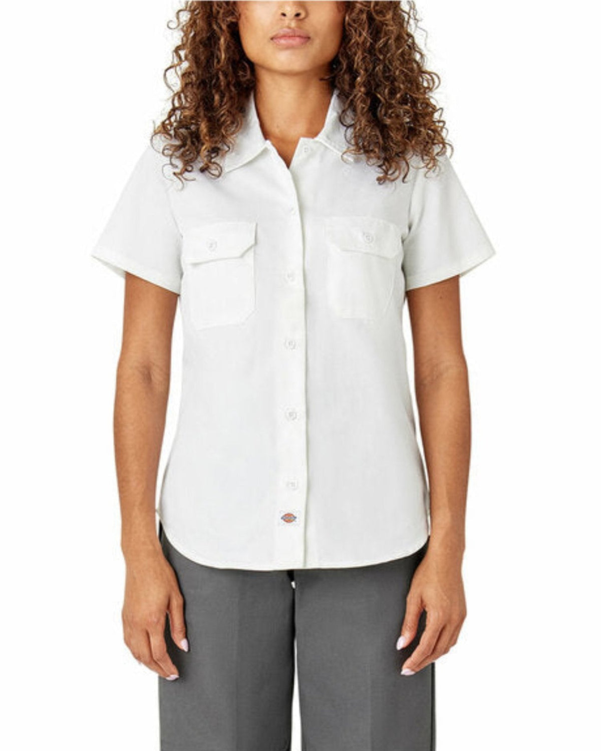 Dickies Women&#39;s 574 Original Button Short Sleeve Twill Work Shirt - Work World - Workwear, Work Boots, Safety Gear