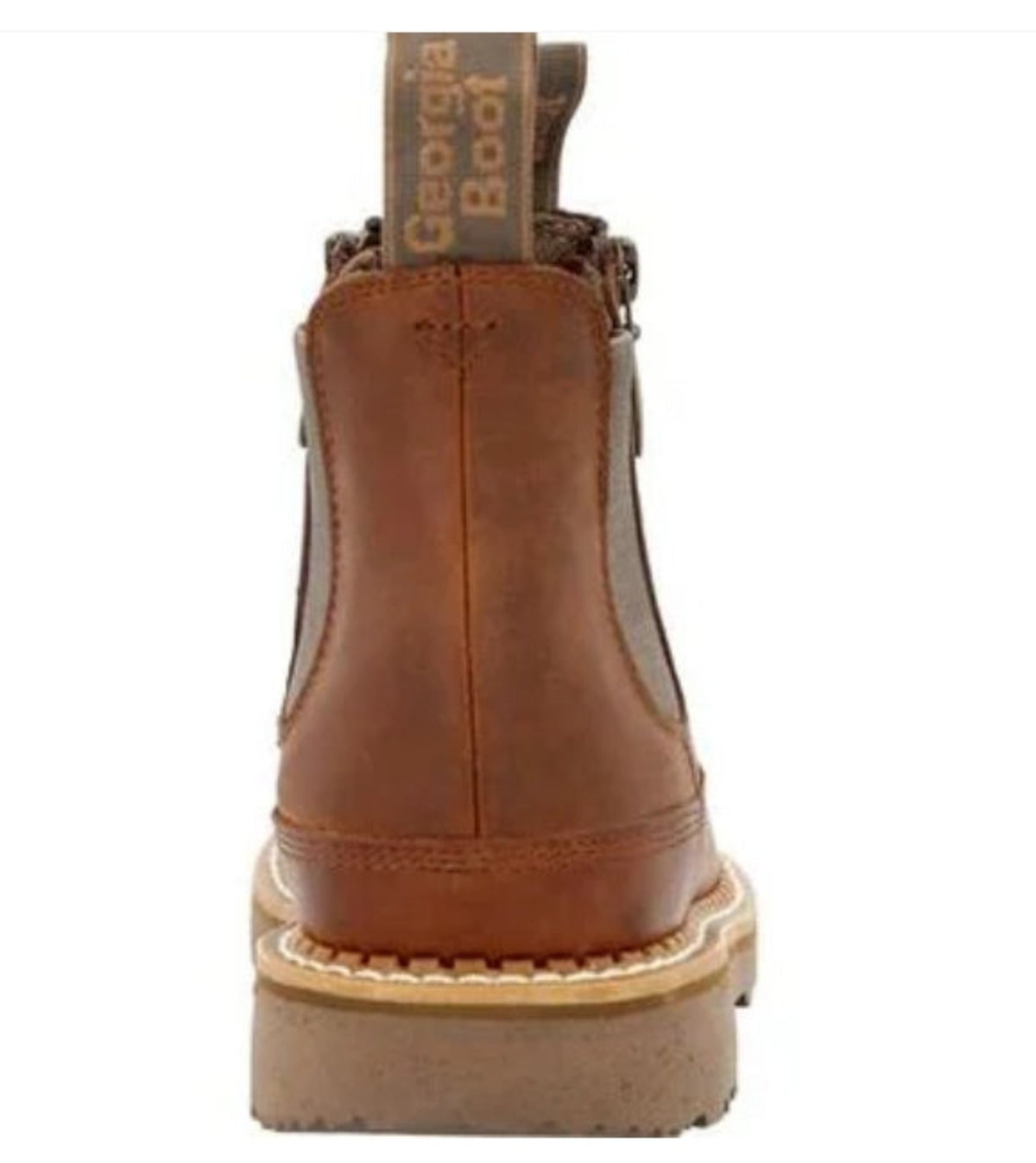 Georgia Boot Women&#39;s Side Zip 5&quot; Slip Resistant Chelsea Romeo Boot - Work World - Workwear, Work Boots, Safety Gear