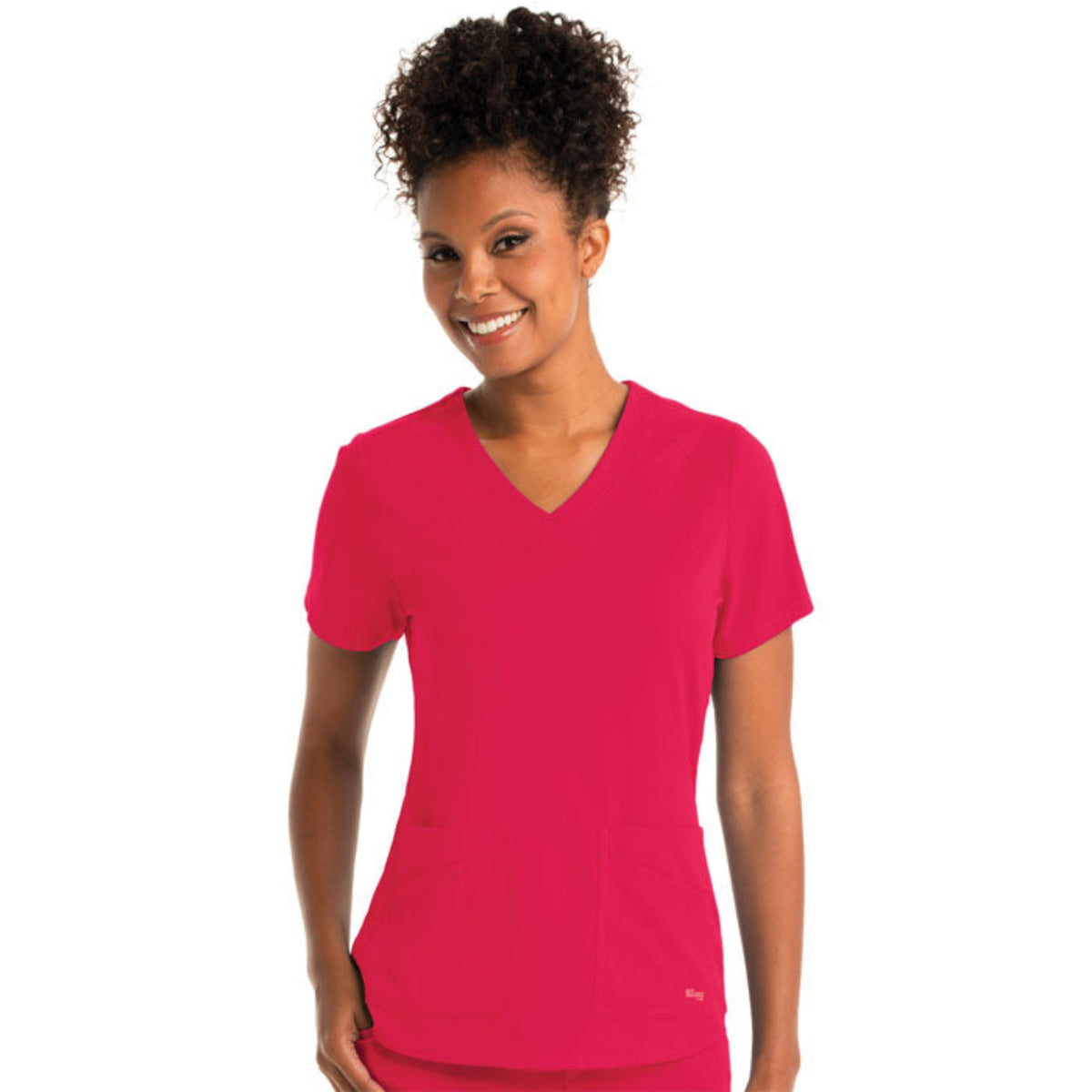 Grey&#39;s Anatomy Women&#39;s 4-Pocket V-Neck Scrub Top - Work World - Workwear, Work Boots, Safety Gear
