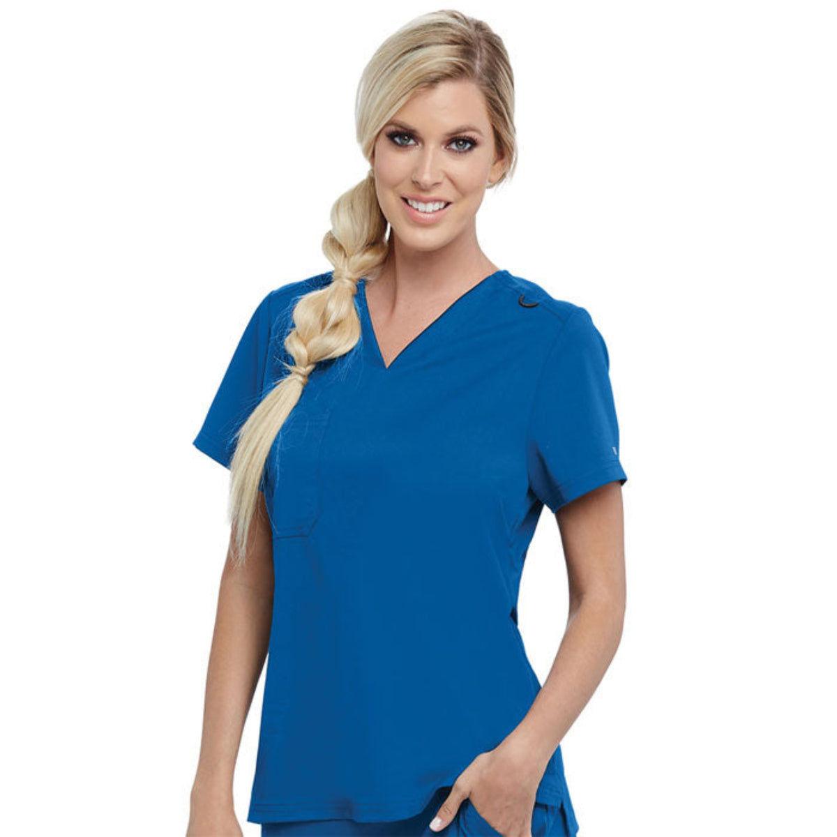 Grey&#39;s Anatomy Women&#39;s Bree Stretch V-Neck Short Sleeve Scrub Top - Work World - Workwear, Work Boots, Safety Gear
