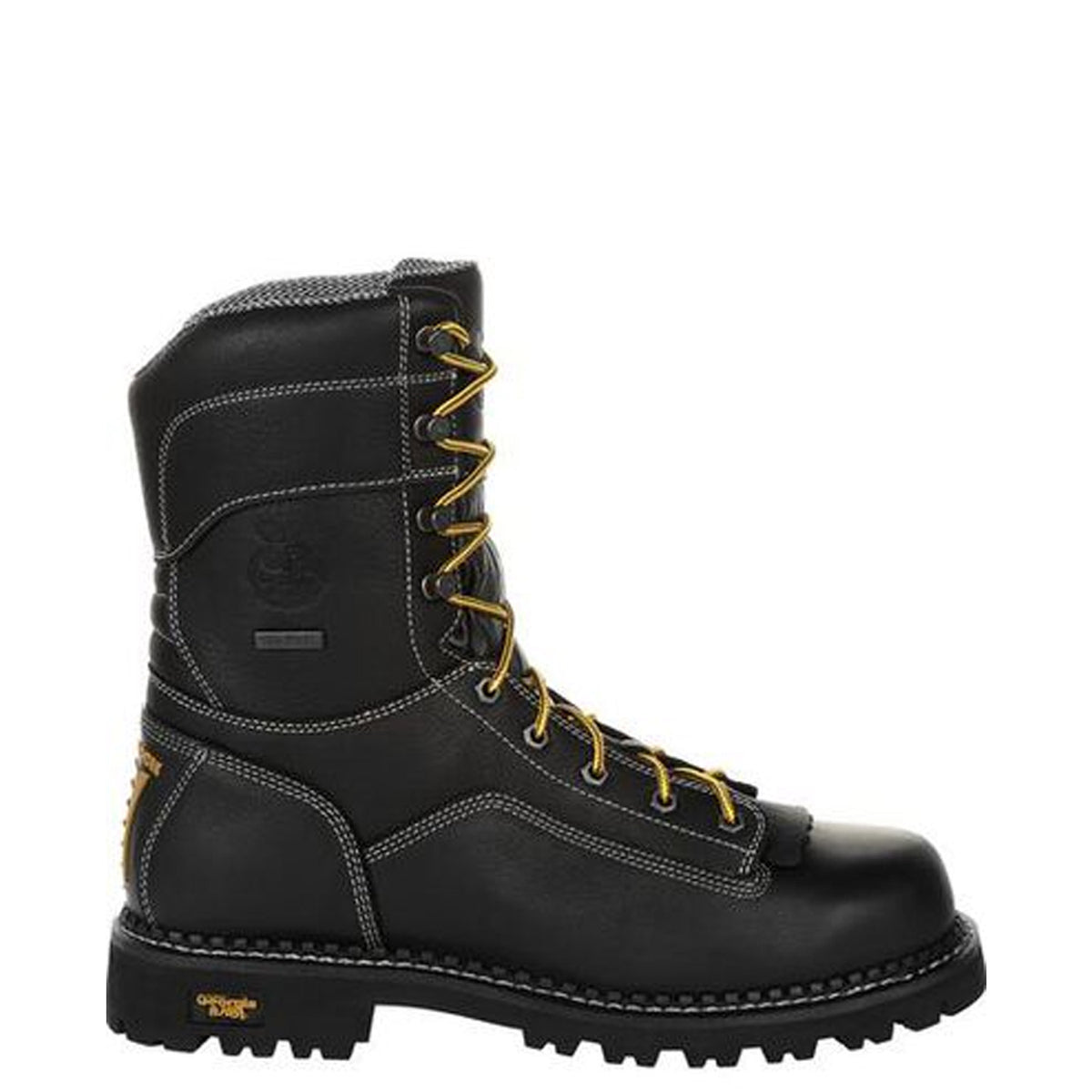 Georgia Boot Men&#39;s AMP LT 9&quot; Waterproof EH Soft Toe Low Heel Logger Boot - Work World - Workwear, Work Boots, Safety Gear