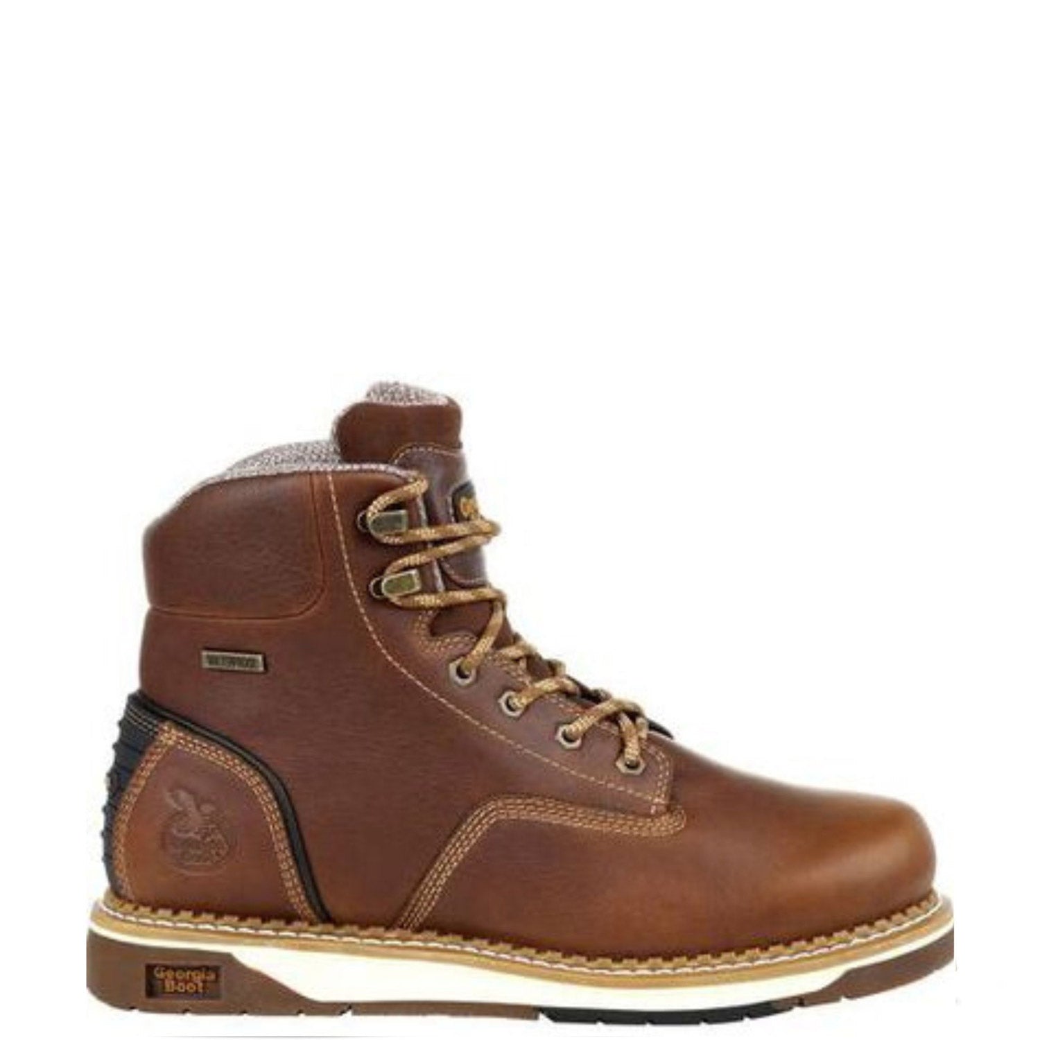 Georgia Boot Men's AMP LT 6" Waterproof EH Wedge Sole Steel Toe Work Boot - Work World - Workwear, Work Boots, Safety Gear